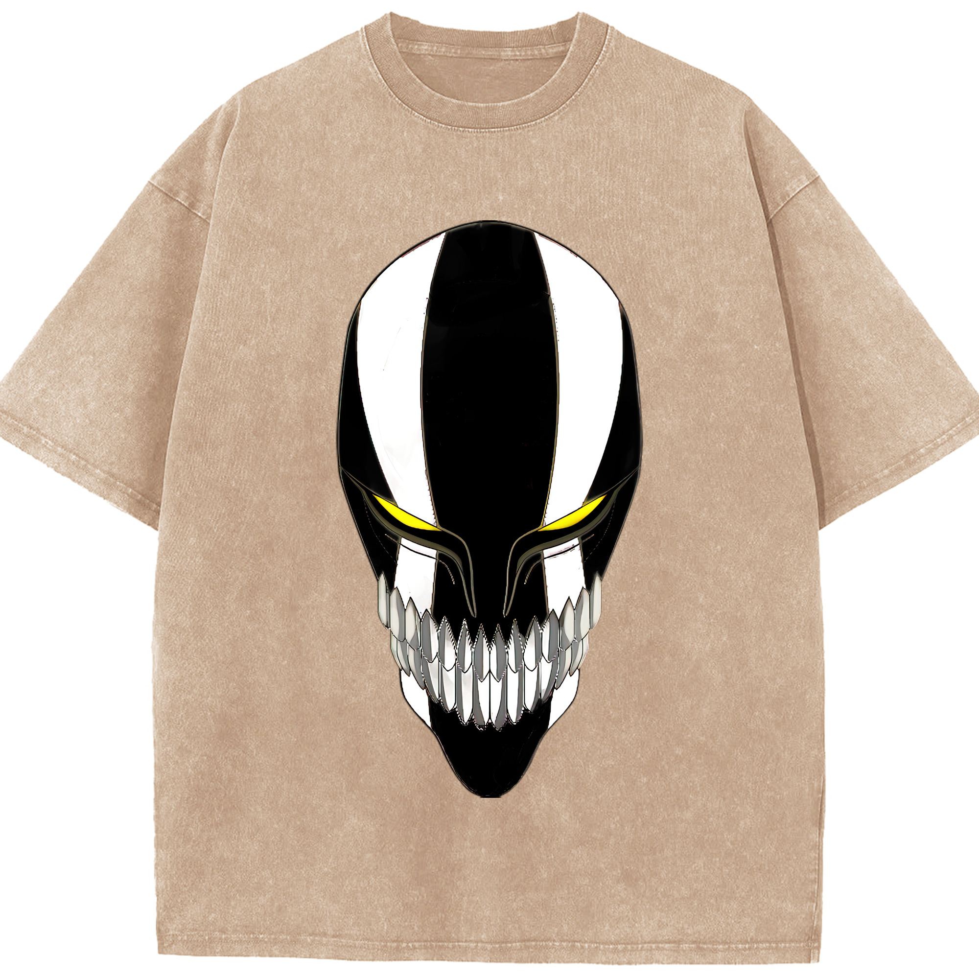 （画像用） ブリーチ 黒崎一護（くろさき いちご）BLEACH Kurosaki Ichigo 綿100% ヴィンテージ風 半袖Tシャツ（フロントプリント）