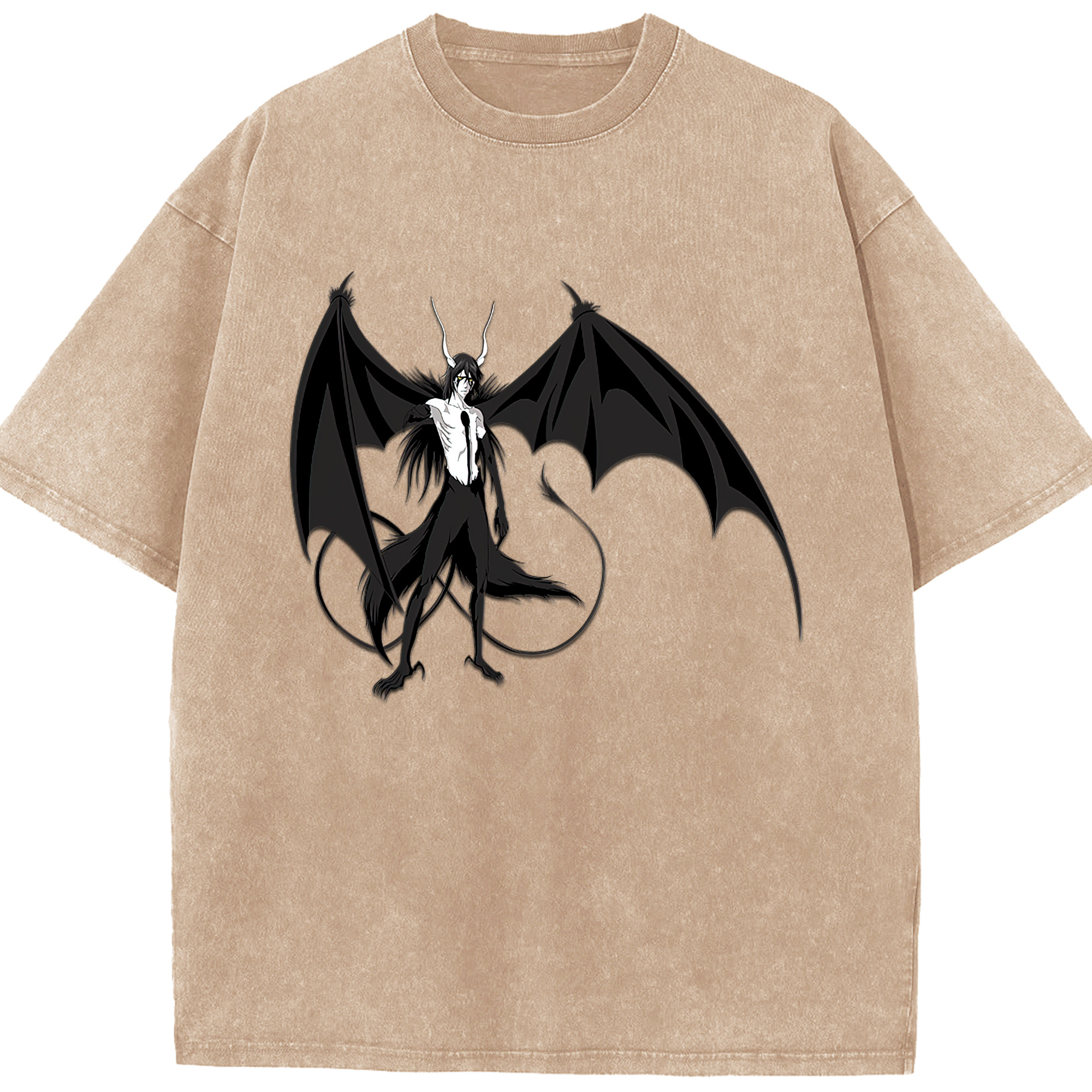 （画像用） ブリーチ ウルキオラ·シファー BLEACH Ulquiorra cifer 綿100% ヴィンテージ風 半袖Tシャツ（フロントプリント）