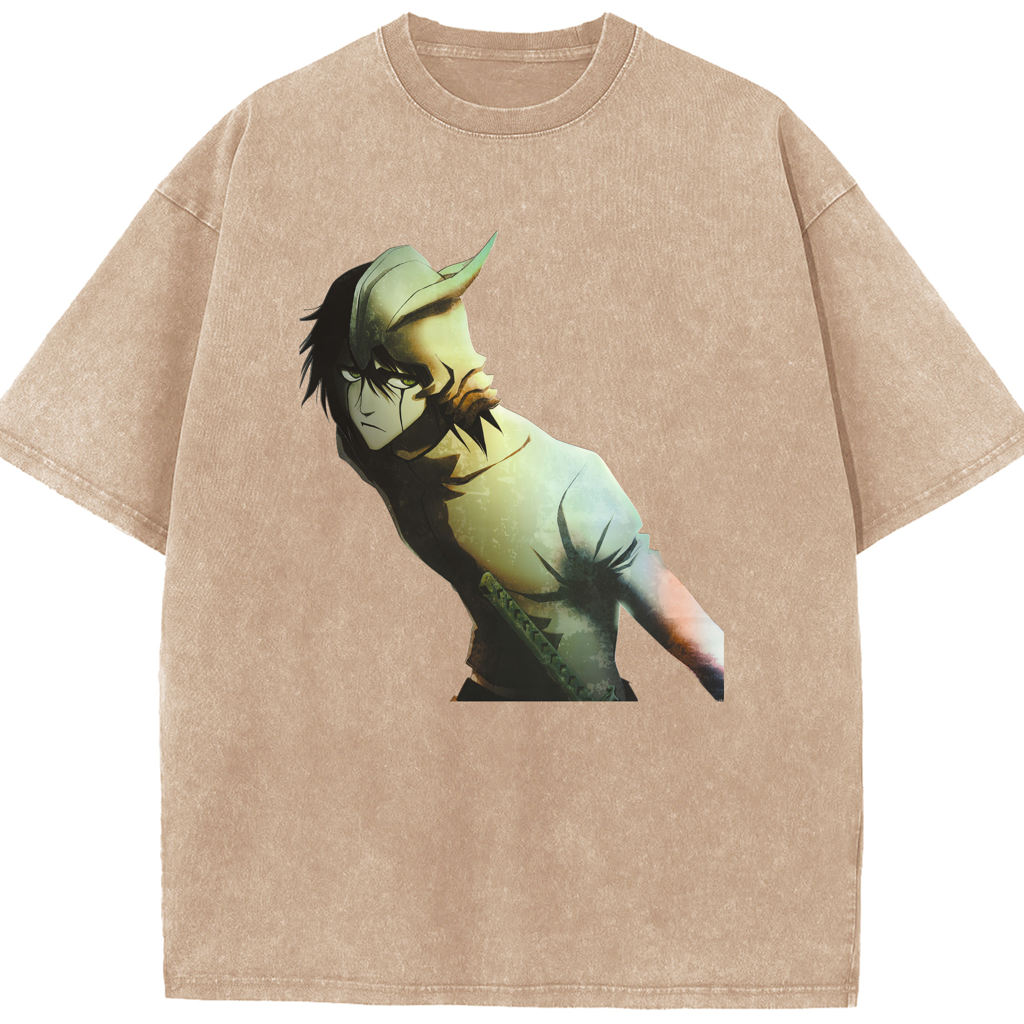 （画像用） ブリーチ ウルキオラ·シファー BLEACH Ulquiorra cifer 綿100% ヴィンテージ風 半袖Tシャツ（フロントプリント）