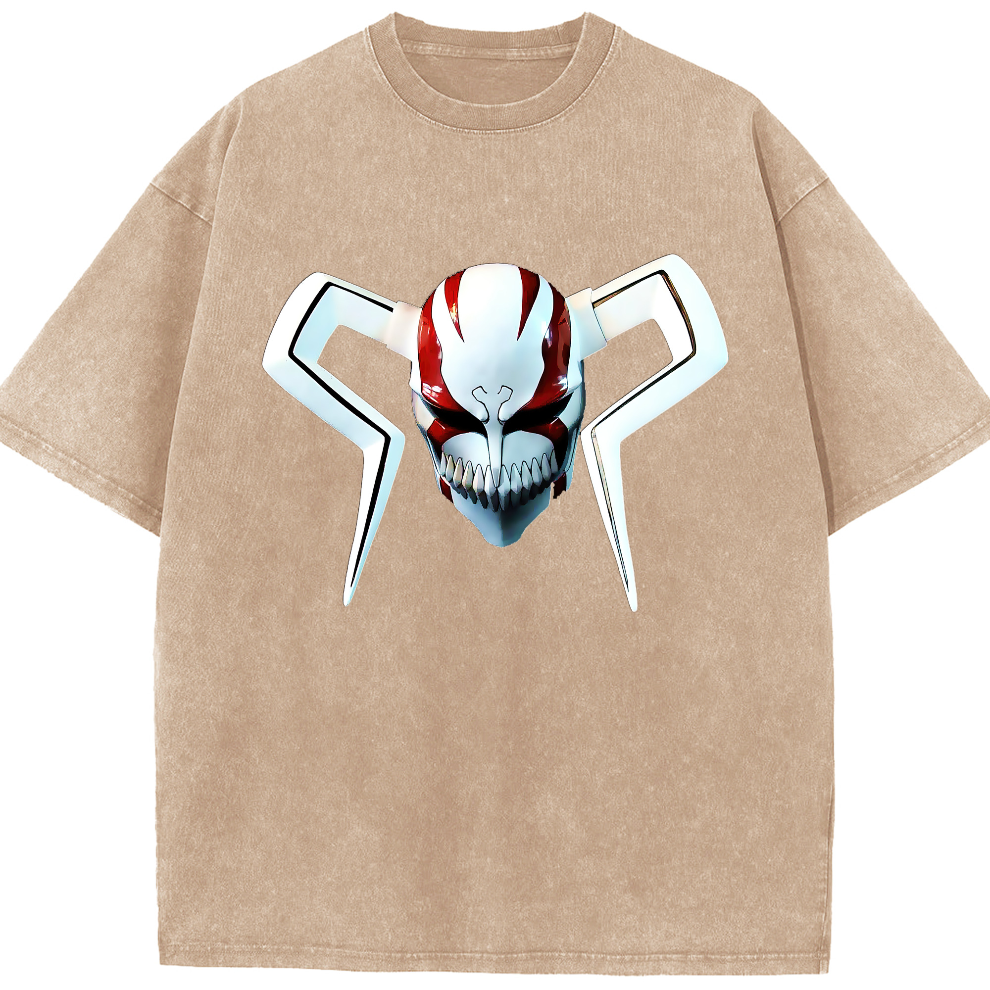 （画像用） ブリーチ 黒崎一護（くろさき いちご）BLEACH Kurosaki Ichigo 綿100% ヴィンテージ風 半袖Tシャツ（フロントプリント）
