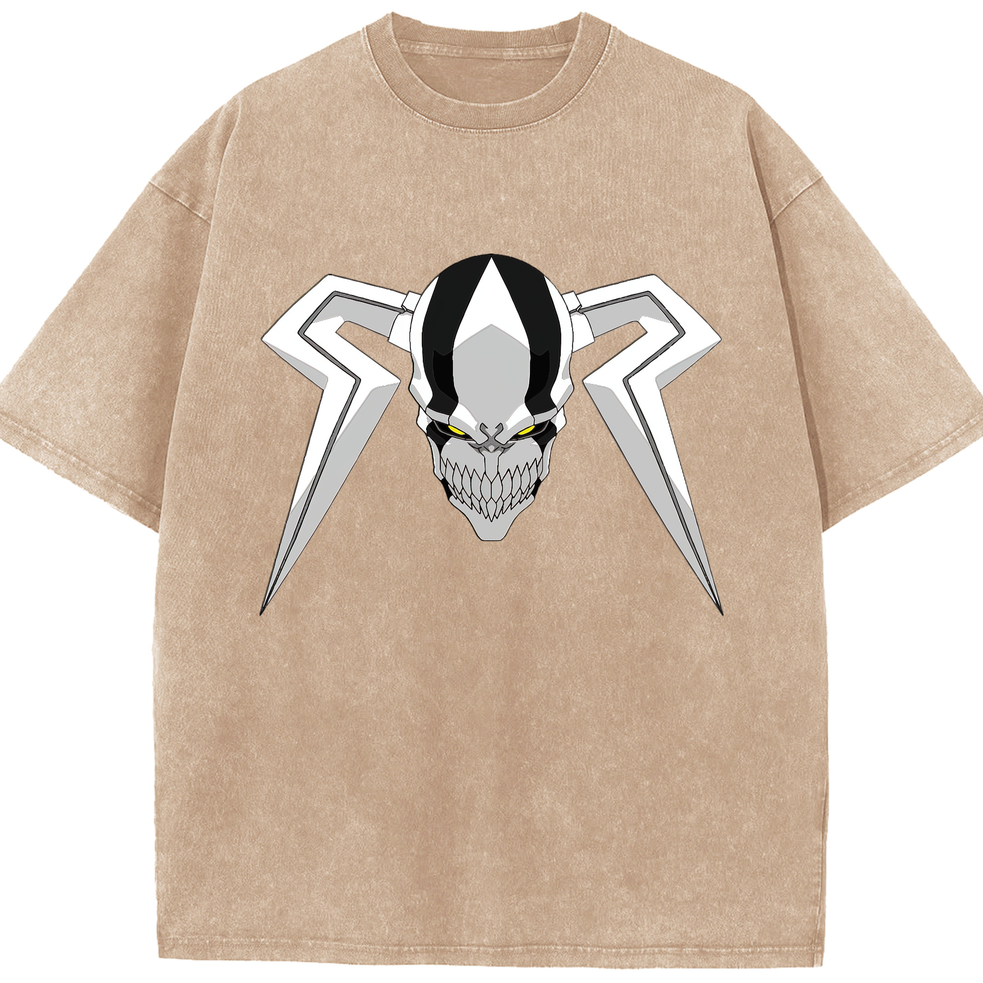 （画像用） ブリーチ 黒崎一護（くろさき いちご）BLEACH Kurosaki Ichigo 綿100% ヴィンテージ風 半袖Tシャツ（フロントプリント）