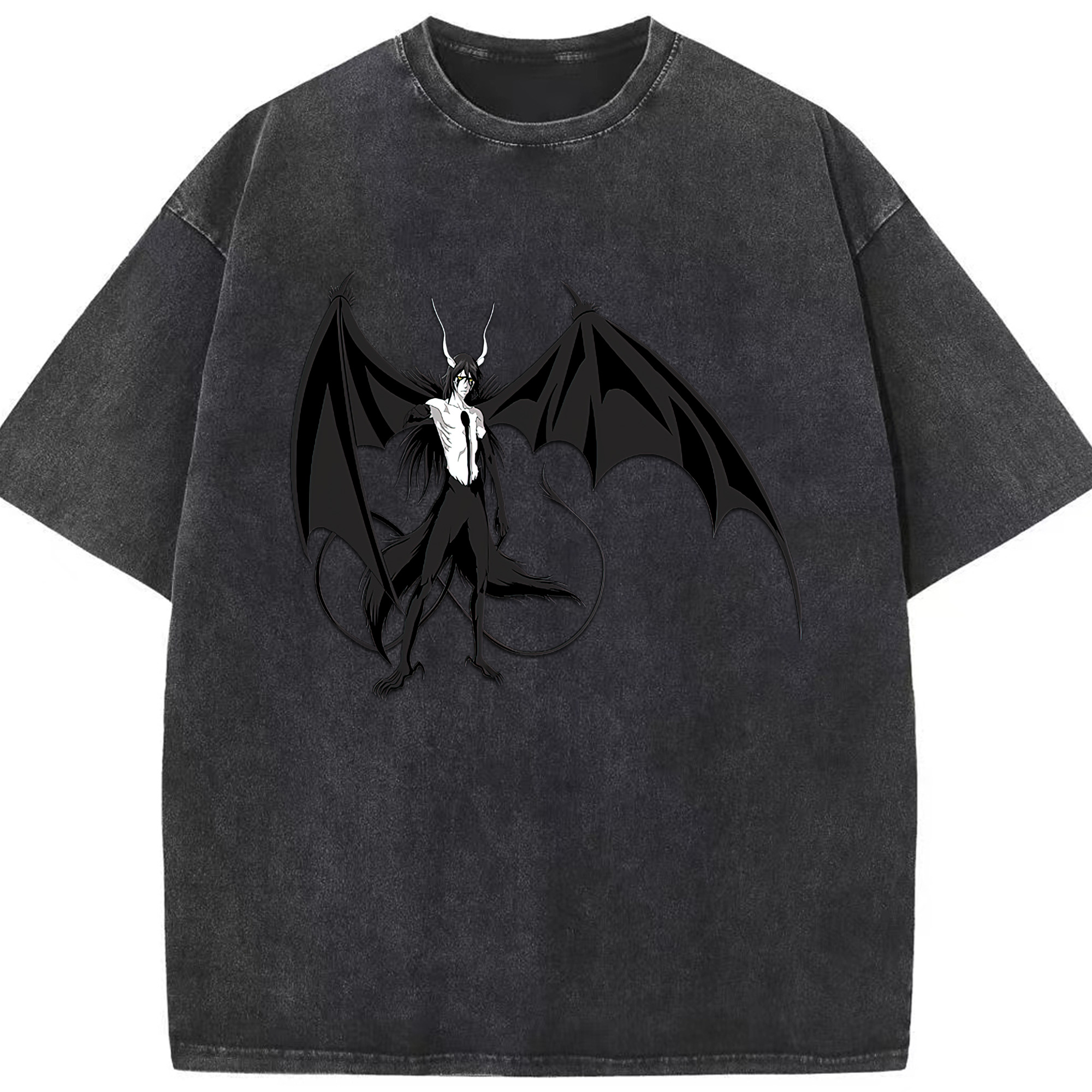 （画像用） ブリーチ ウルキオラ·シファー BLEACH Ulquiorra cifer 綿100% ヴィンテージ風 半袖Tシャツ（フロントプリント）