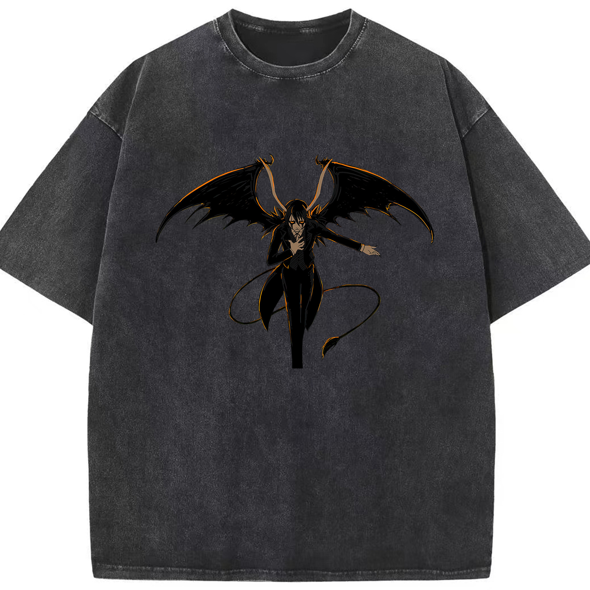 （画像用） ブリーチ ウルキオラ·シファー BLEACH Ulquiorra cifer 綿100% ヴィンテージ風 半袖Tシャツ（フロントプリント）