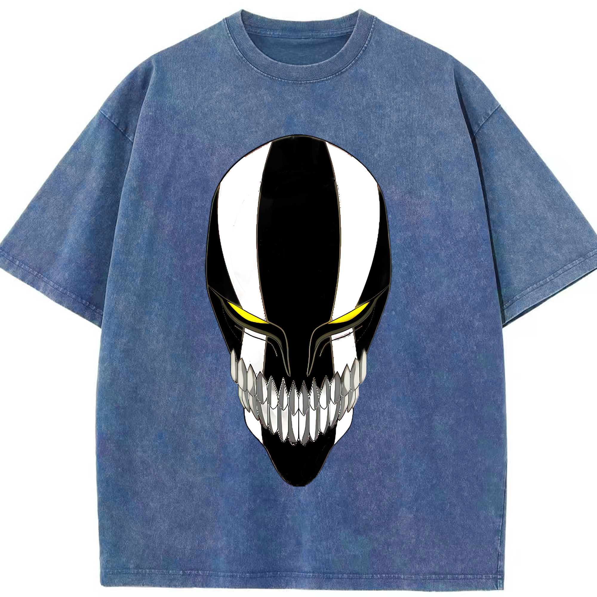 （画像用） ブリーチ 黒崎一護（くろさき いちご）BLEACH Kurosaki Ichigo 綿100% ヴィンテージ風 半袖Tシャツ（フロントプリント）