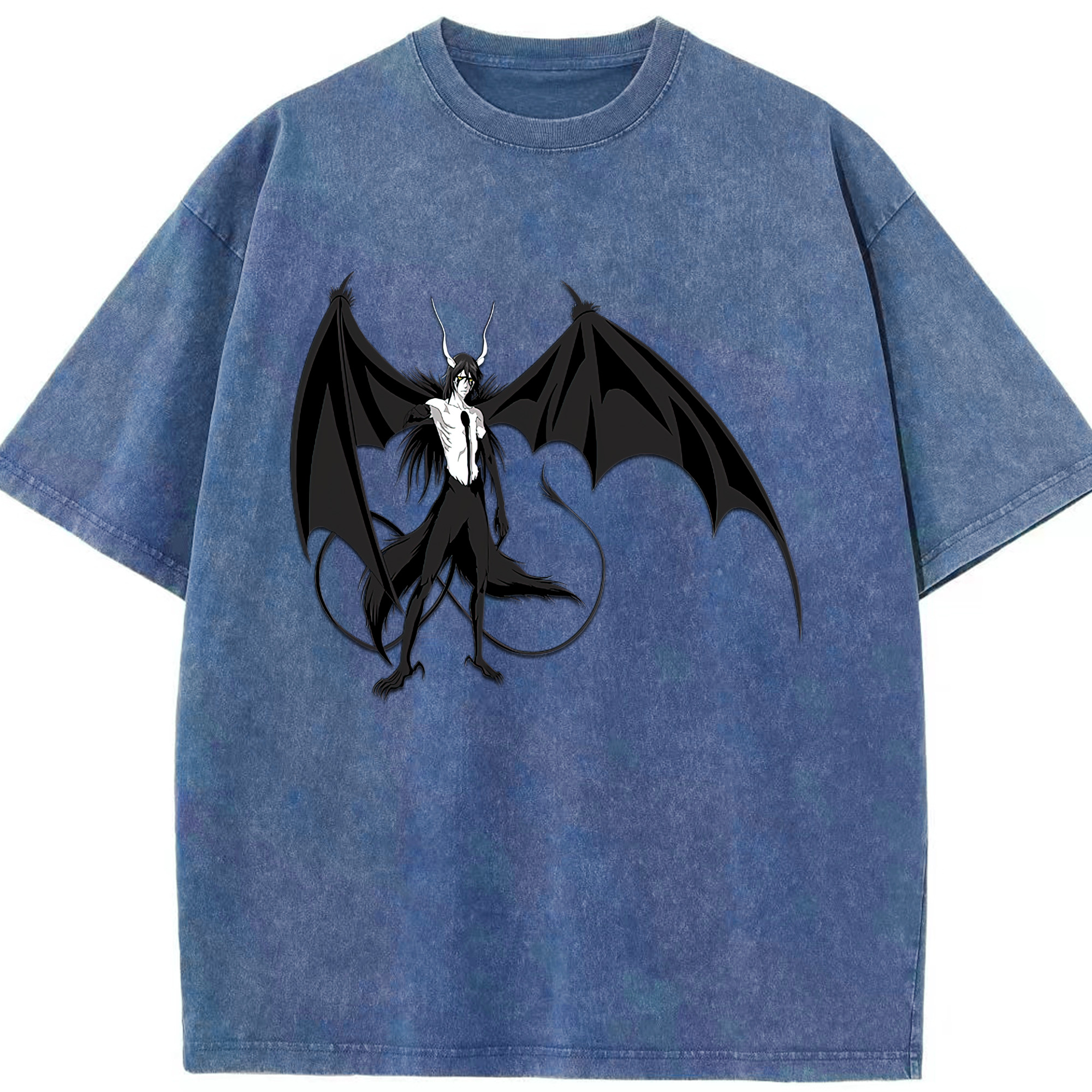 （画像用） ブリーチ ウルキオラ·シファー BLEACH Ulquiorra cifer 綿100% ヴィンテージ風 半袖Tシャツ（フロントプリント）