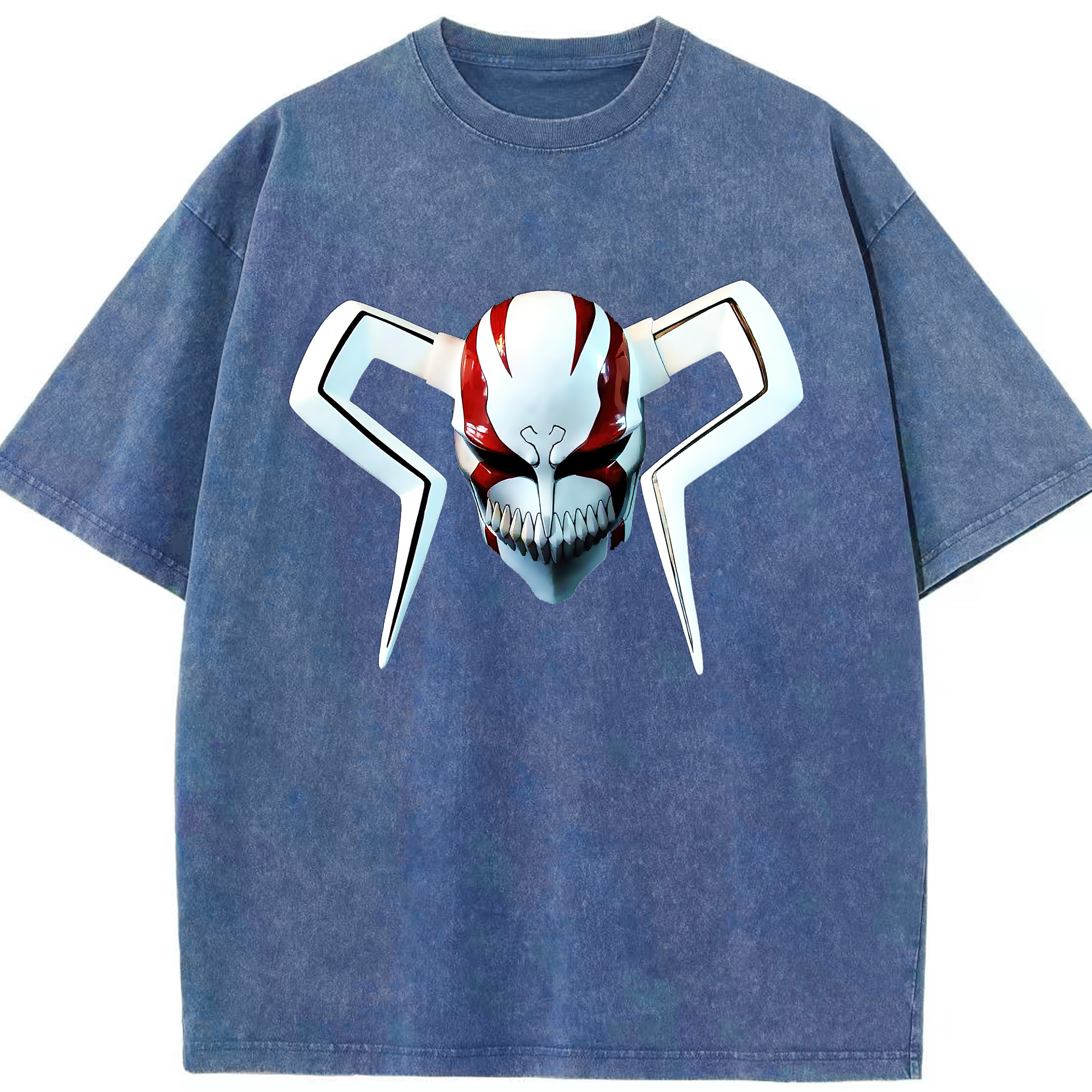 （画像用） ブリーチ 黒崎一護（くろさき いちご）BLEACH Kurosaki Ichigo 綿100% ヴィンテージ風 半袖Tシャツ（フロントプリント）
