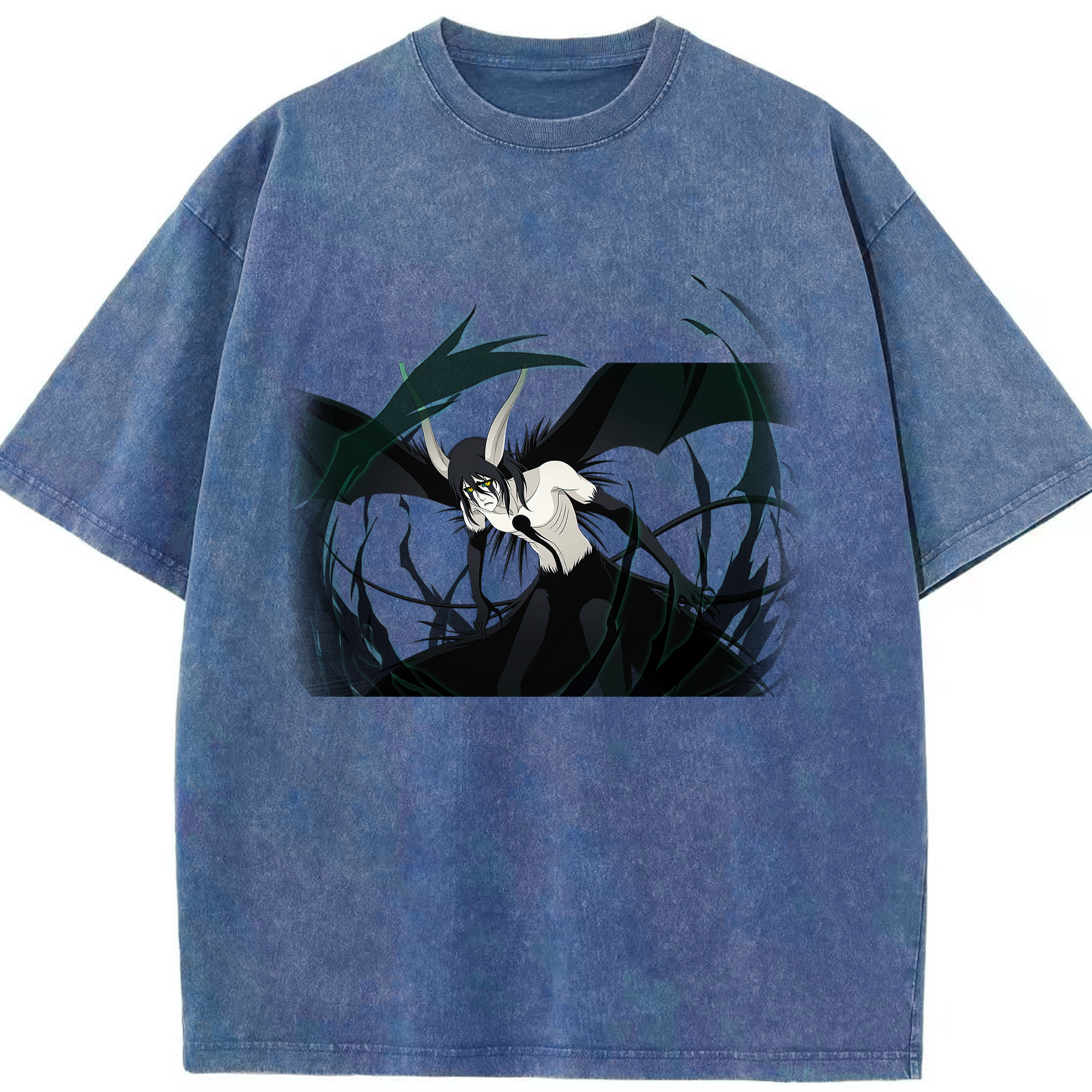 （画像用） ブリーチ ウルキオラ·シファー BLEACH Ulquiorra cifer 綿100% ヴィンテージ風 半袖Tシャツ（フロントプリント）