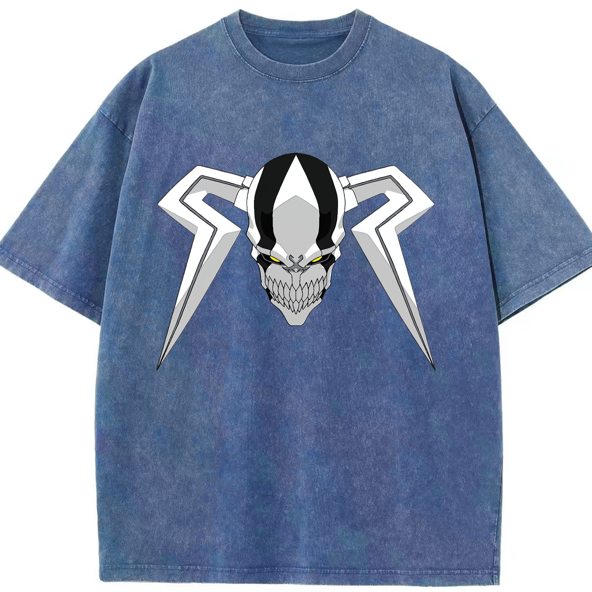 （画像用） ブリーチ 黒崎一護（くろさき いちご）BLEACH Kurosaki Ichigo 綿100% ヴィンテージ風 半袖Tシャツ（フロントプリント）