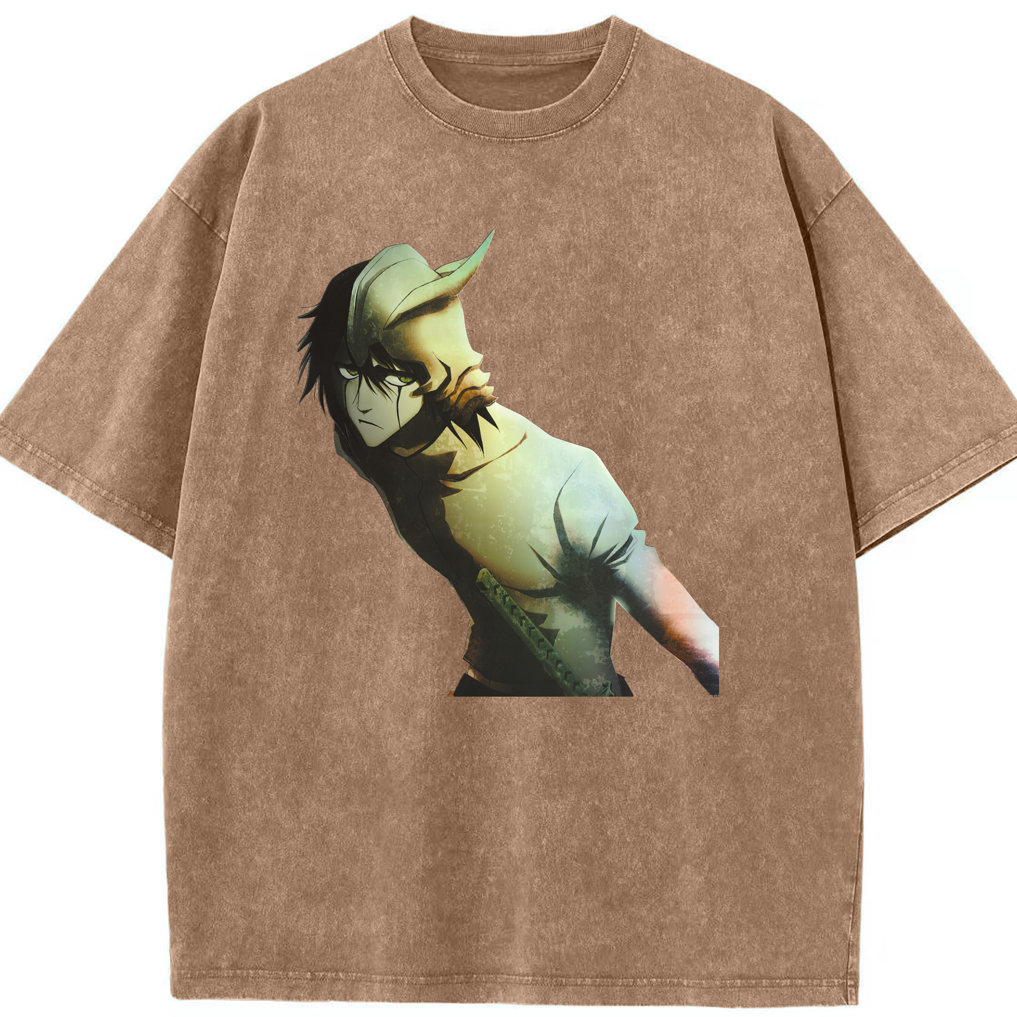 （画像用） ブリーチ ウルキオラ·シファー BLEACH Ulquiorra cifer 綿100% ヴィンテージ風 半袖Tシャツ（フロントプリント）