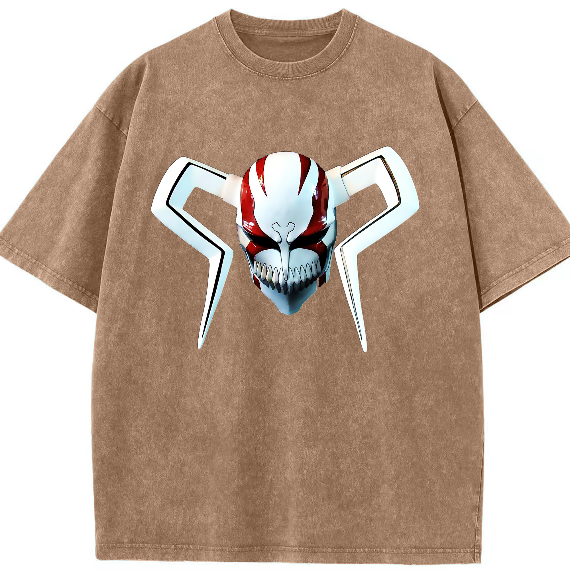 （画像用） ブリーチ 黒崎一護（くろさき いちご）BLEACH Kurosaki Ichigo 綿100% ヴィンテージ風 半袖Tシャツ（フロントプリント）