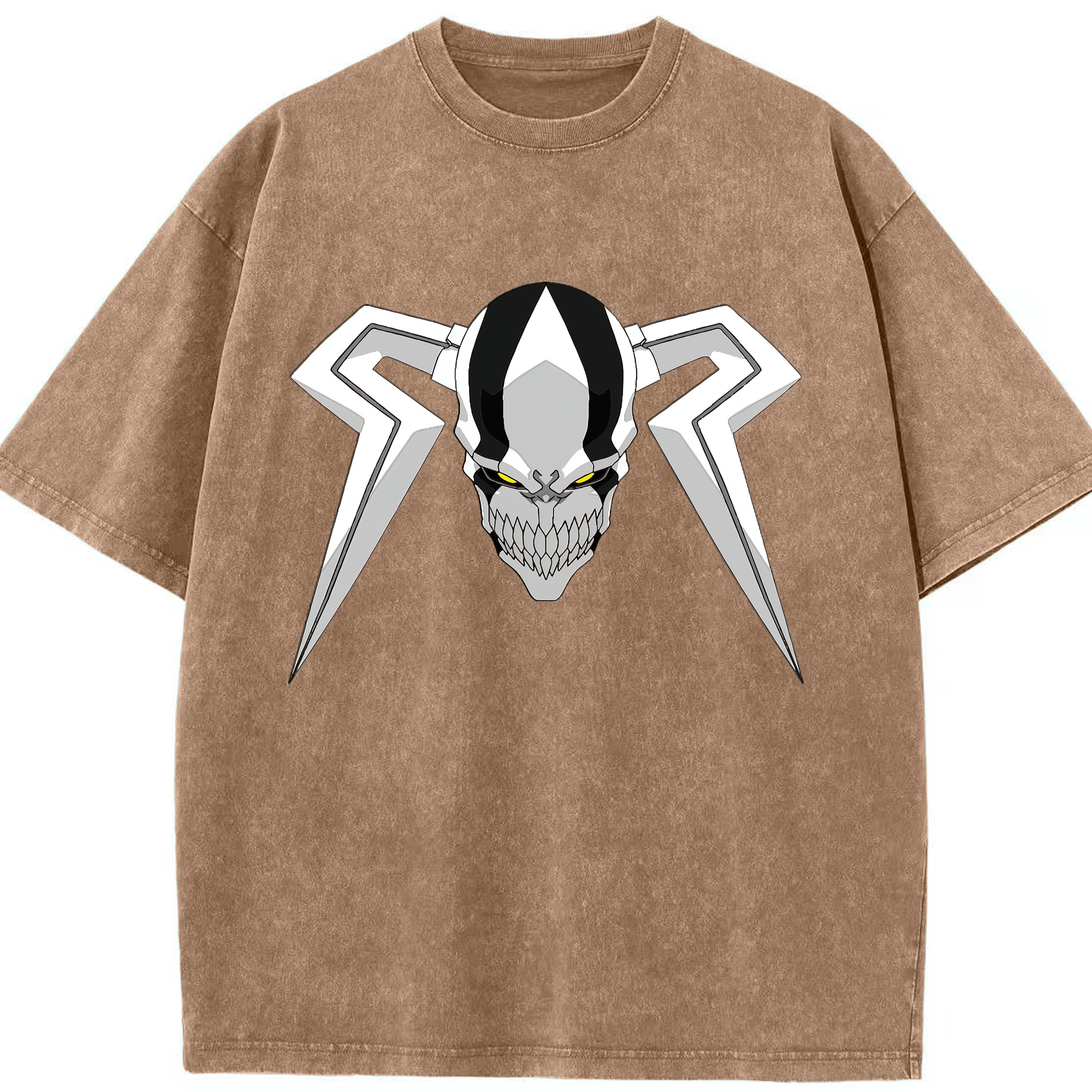 （画像用） ブリーチ 黒崎一護（くろさき いちご）BLEACH Kurosaki Ichigo 綿100% ヴィンテージ風 半袖Tシャツ（フロントプリント）