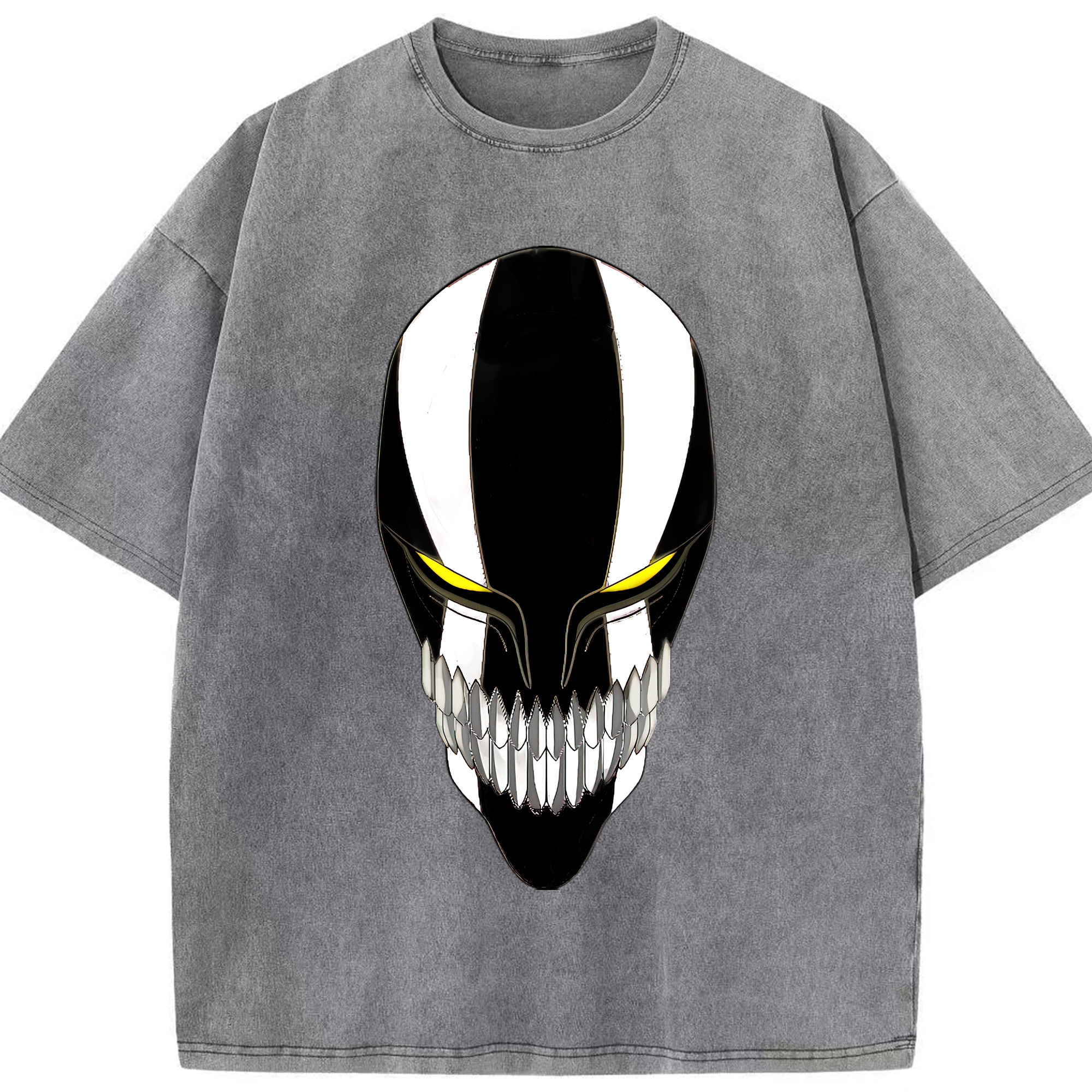（画像用） ブリーチ 黒崎一護（くろさき いちご）BLEACH Kurosaki Ichigo 綿100% ヴィンテージ風 半袖Tシャツ（フロントプリント）