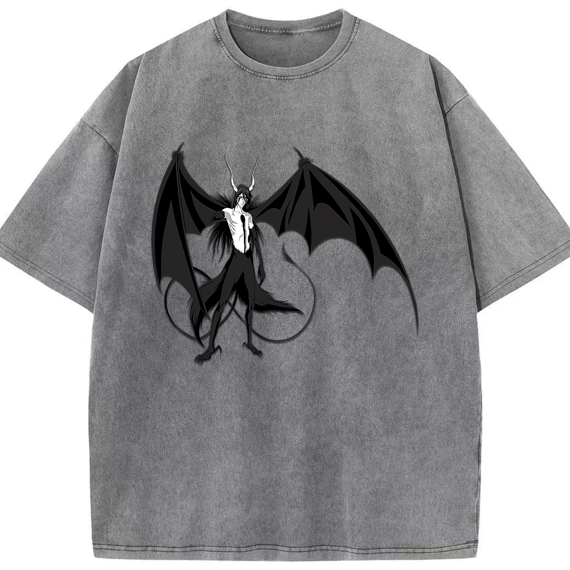 （画像用） ブリーチ ウルキオラ·シファー BLEACH Ulquiorra cifer 綿100% ヴィンテージ風 半袖Tシャツ（フロントプリント）