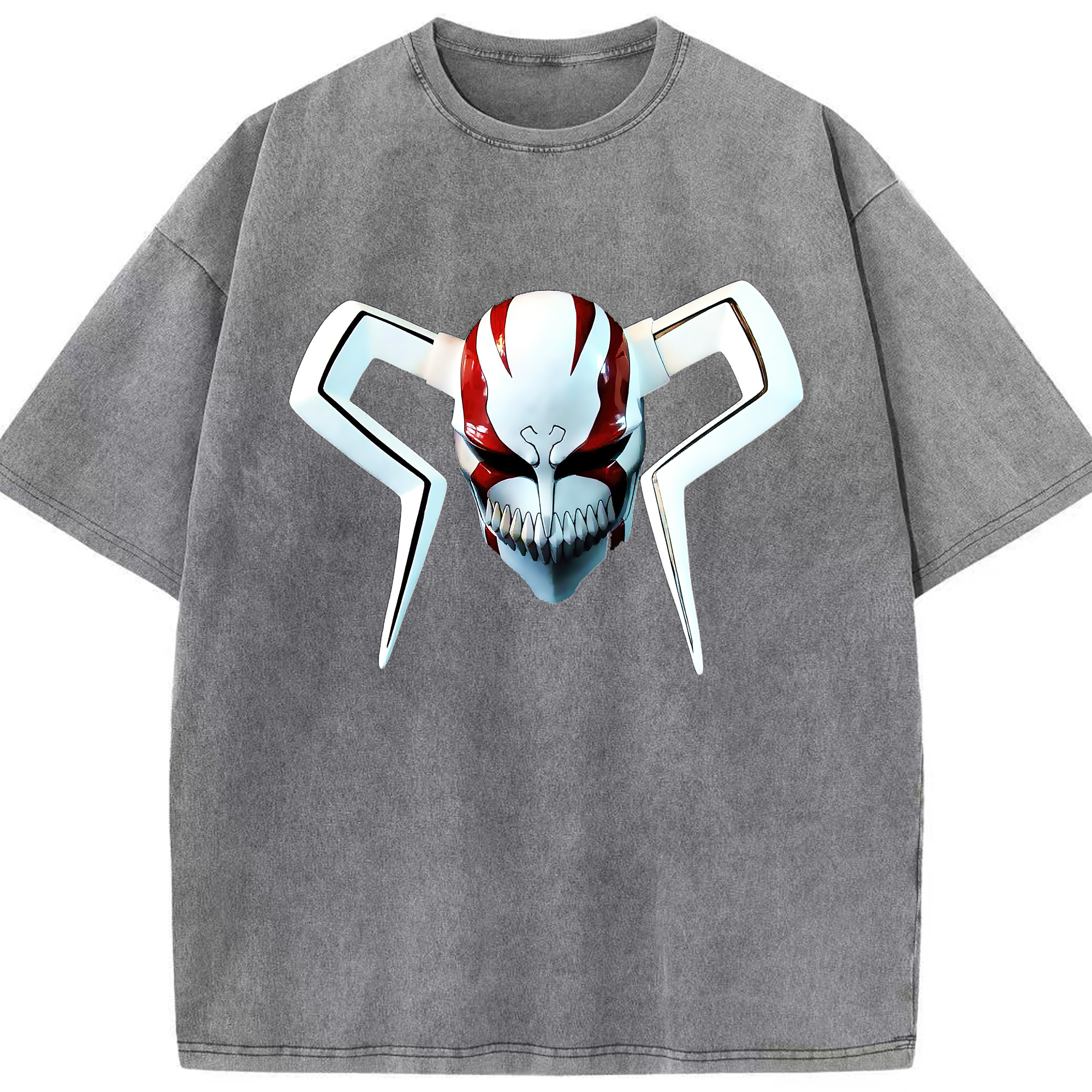 （画像用） ブリーチ 黒崎一護（くろさき いちご）BLEACH Kurosaki Ichigo 綿100% ヴィンテージ風 半袖Tシャツ（フロントプリント）