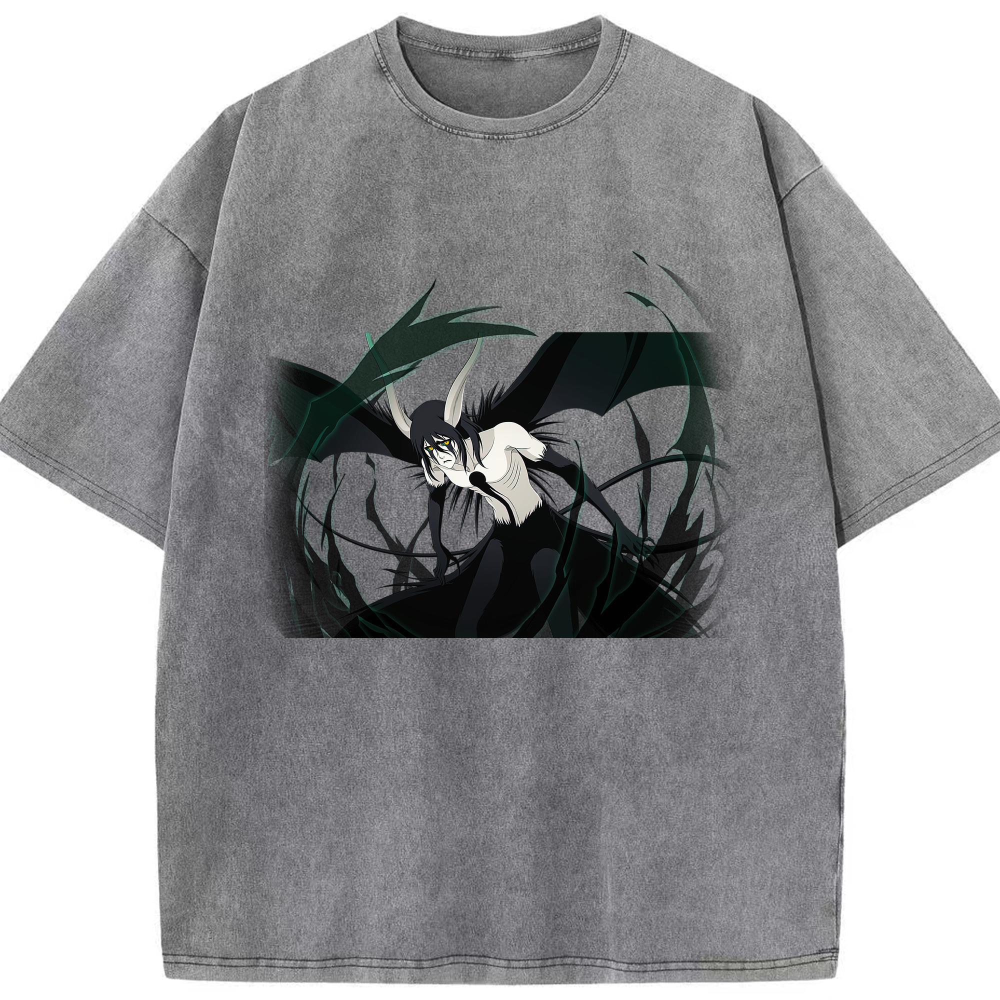 （画像用） ブリーチ ウルキオラ·シファー BLEACH Ulquiorra cifer 綿100% ヴィンテージ風 半袖Tシャツ（フロントプリント）