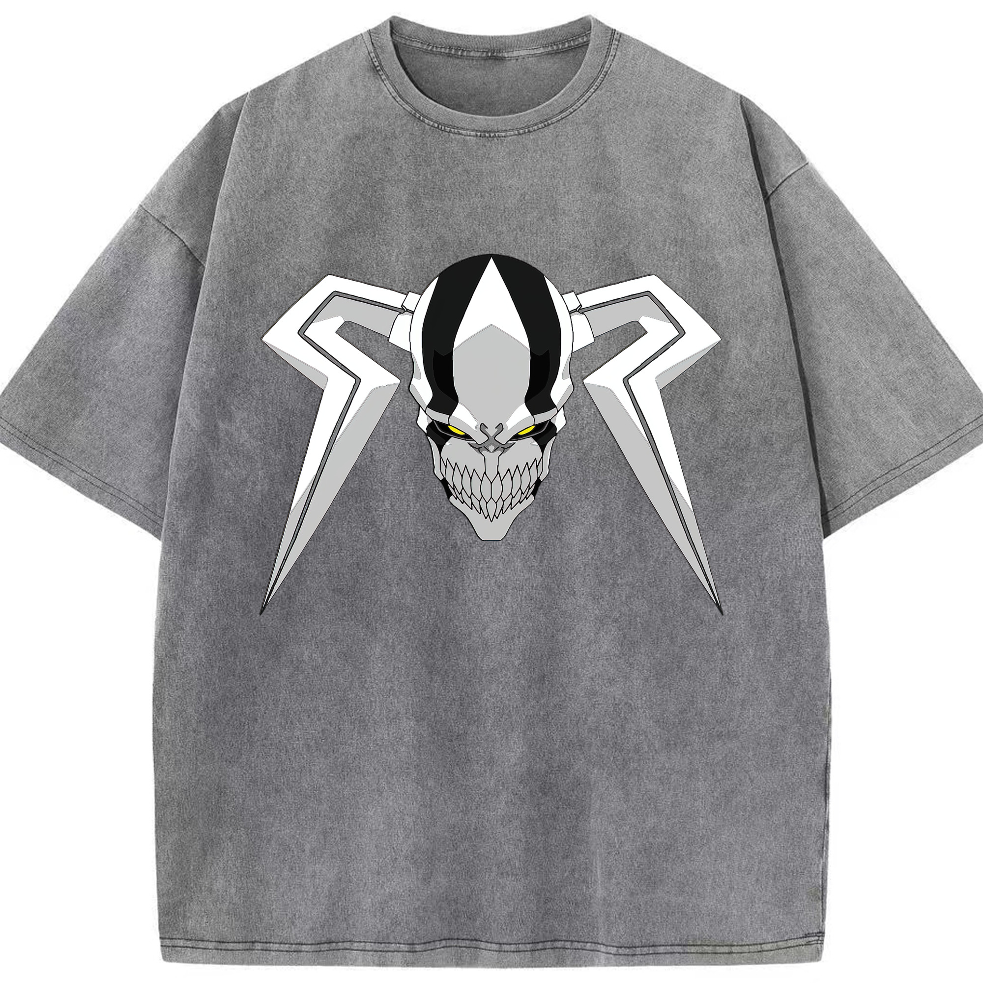 （画像用） ブリーチ 黒崎一護（くろさき いちご）BLEACH Kurosaki Ichigo 綿100% ヴィンテージ風 半袖Tシャツ（フロントプリント）