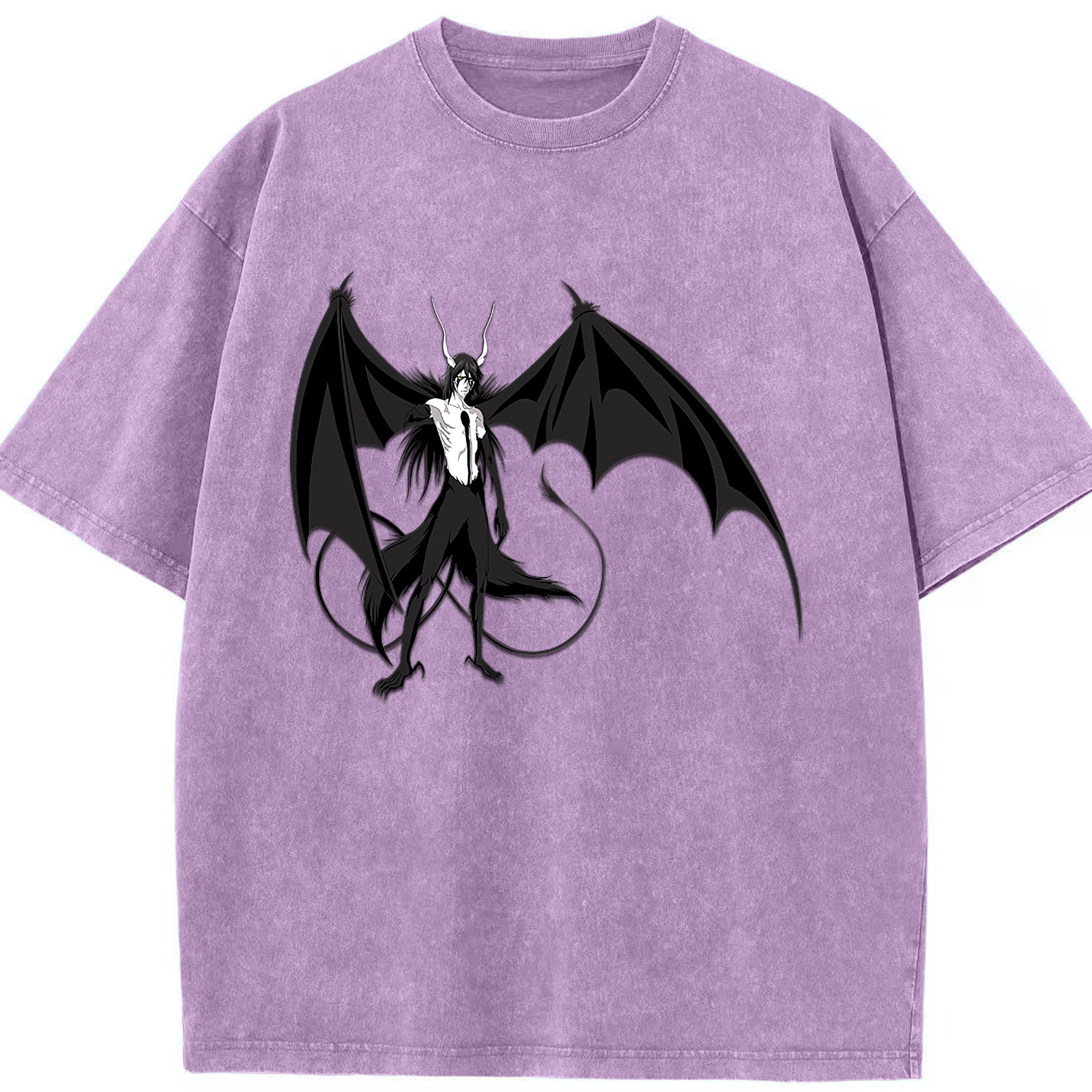（画像用） ブリーチ ウルキオラ·シファー BLEACH Ulquiorra cifer 綿100% ヴィンテージ風 半袖Tシャツ（フロントプリント）