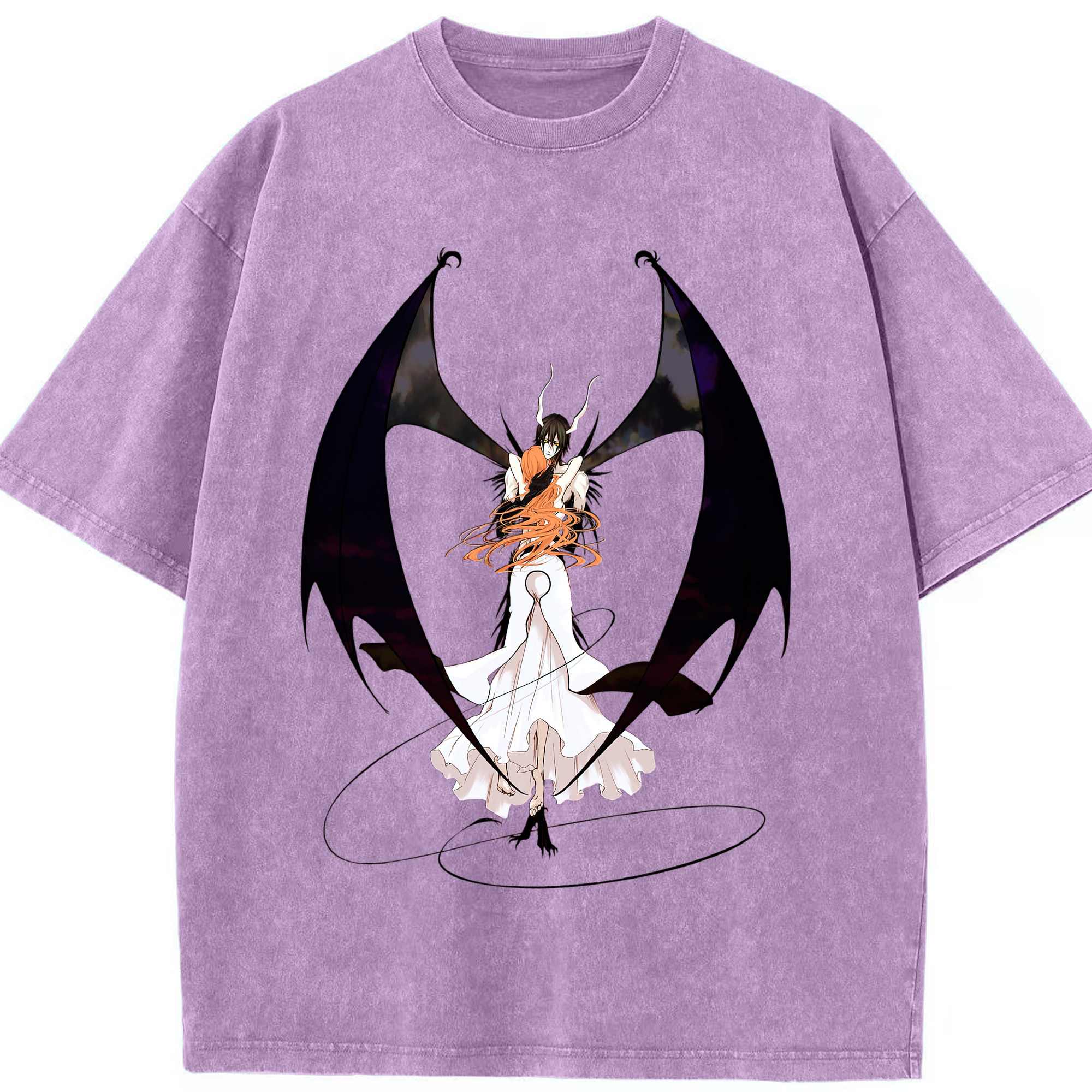 （画像用） ブリーチ ウルキオラ·シファー BLEACH Ulquiorra cifer 綿100% ヴィンテージ風 半袖Tシャツ（フロントプリント）