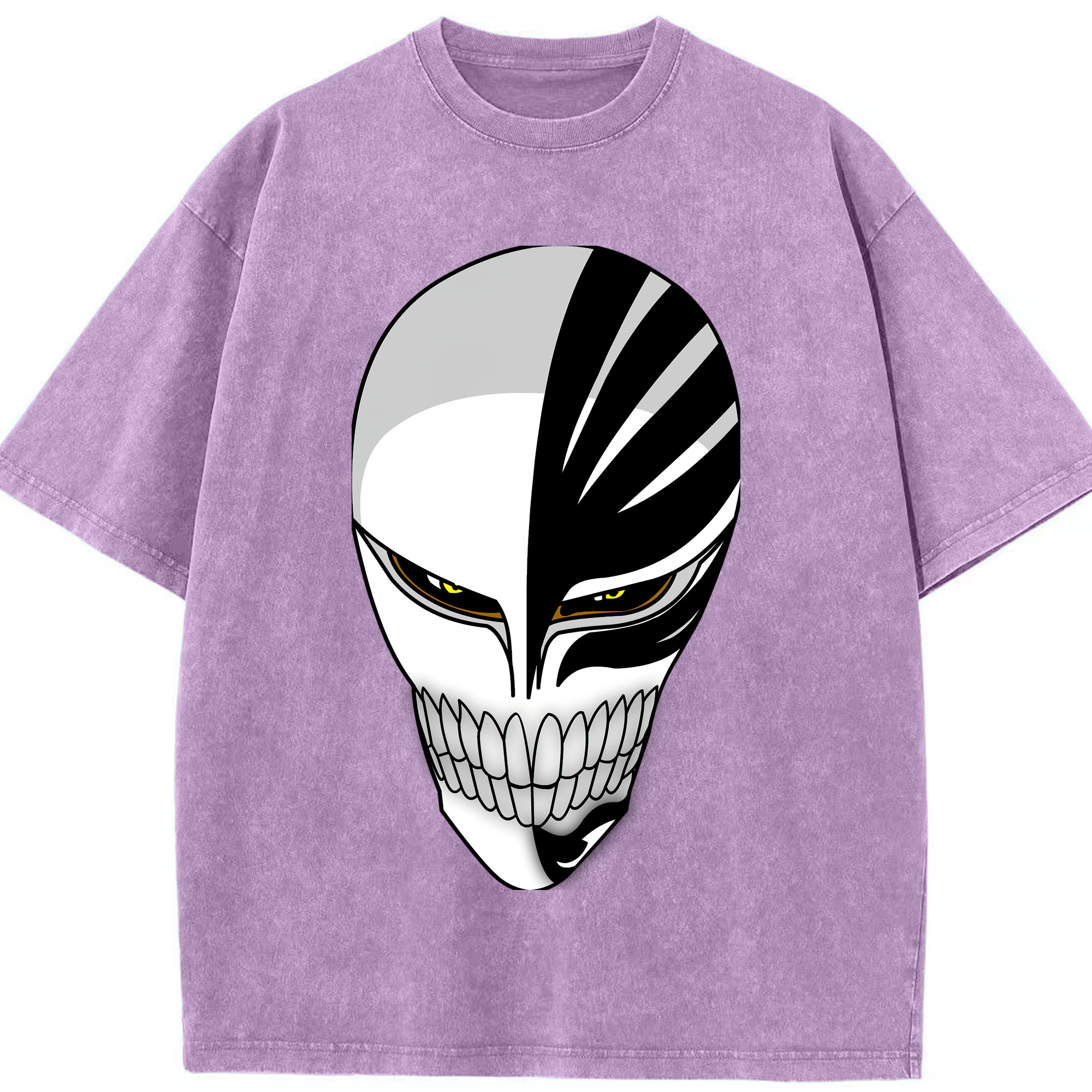 （画像用） ブリーチ 黒崎一護（くろさき いちご）BLEACH Kurosaki Ichigo 綿100% ヴィンテージ風 半袖Tシャツ（フロントプリント）