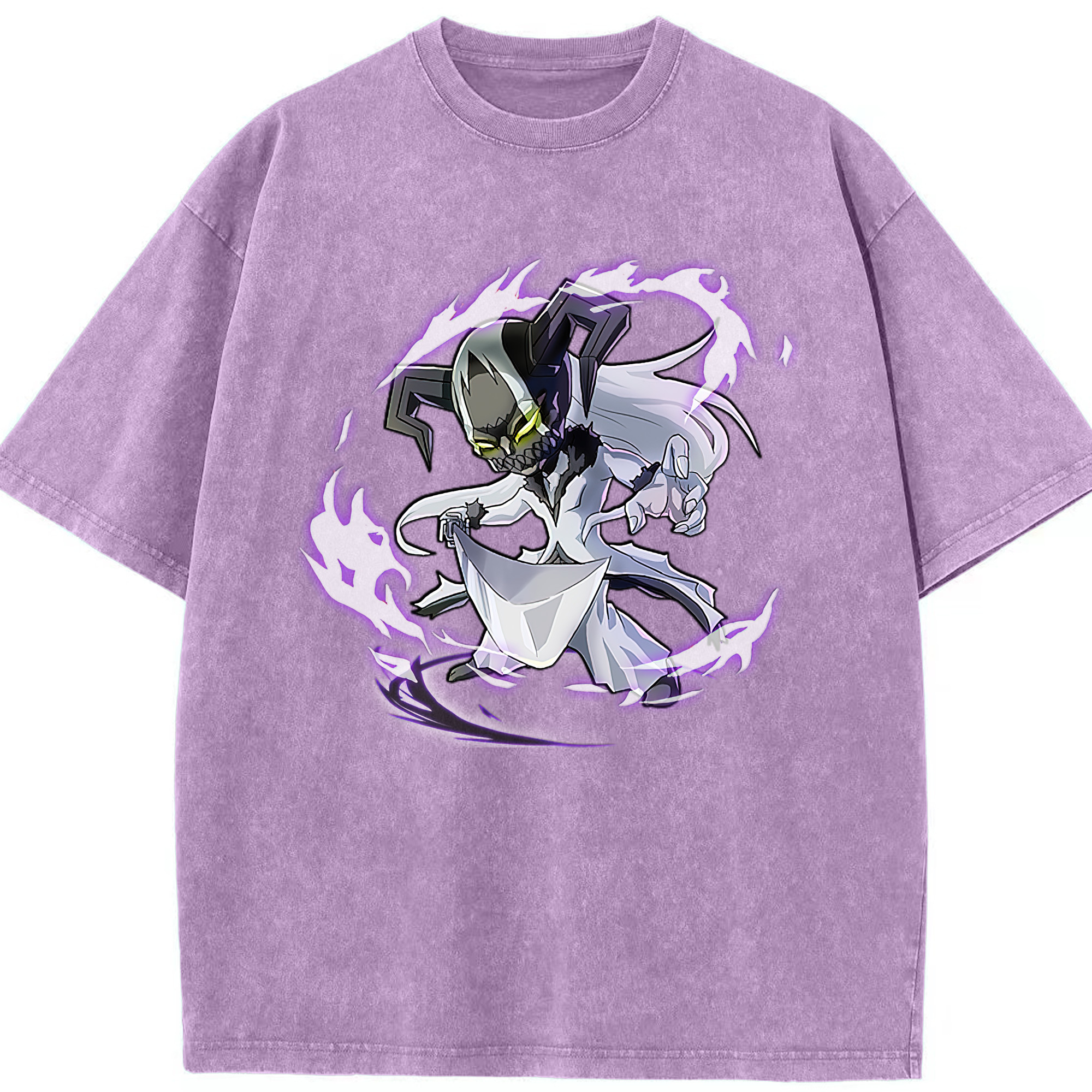 （画像用） ブリーチ 黒崎一護（くろさき いちご）BLEACH Kurosaki Ichigo 綿100% ヴィンテージ風 半袖Tシャツ（フロントプリント）