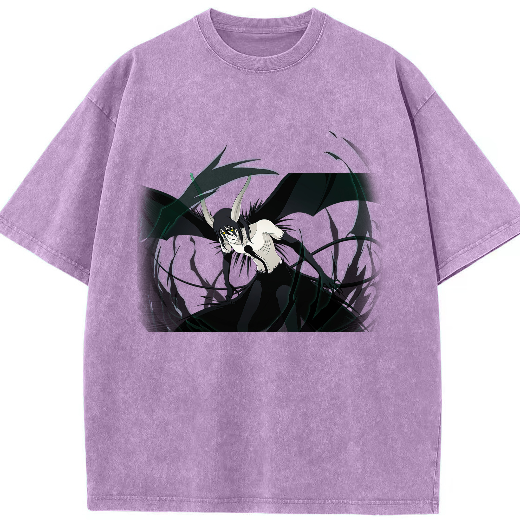 （画像用） ブリーチ ウルキオラ·シファー BLEACH Ulquiorra cifer 綿100% ヴィンテージ風 半袖Tシャツ（フロントプリント）