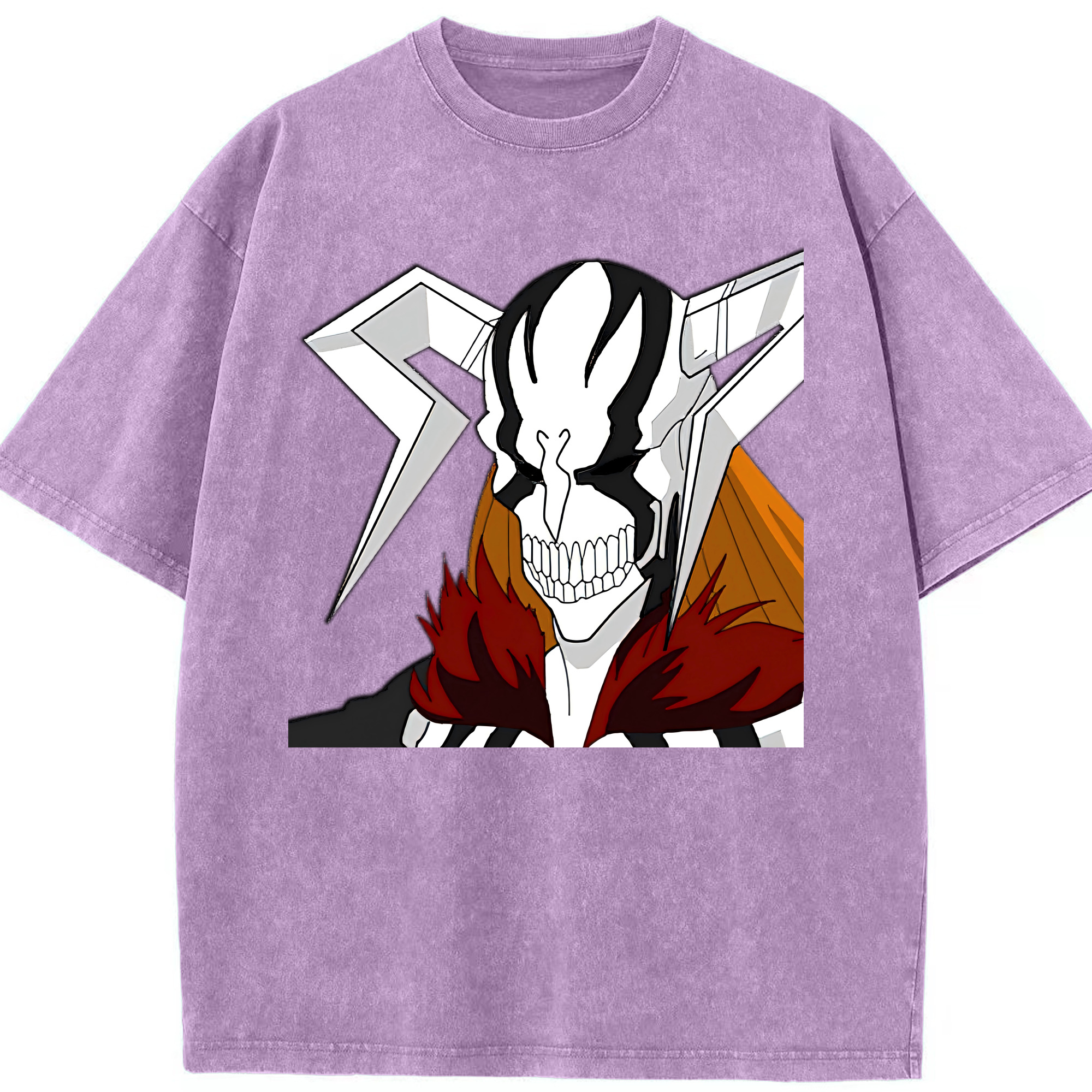 （画像用） ブリーチ 黒崎一護（くろさき いちご）BLEACH Kurosaki Ichigo 綿100% ヴィンテージ風 半袖Tシャツ（フロントプリント）