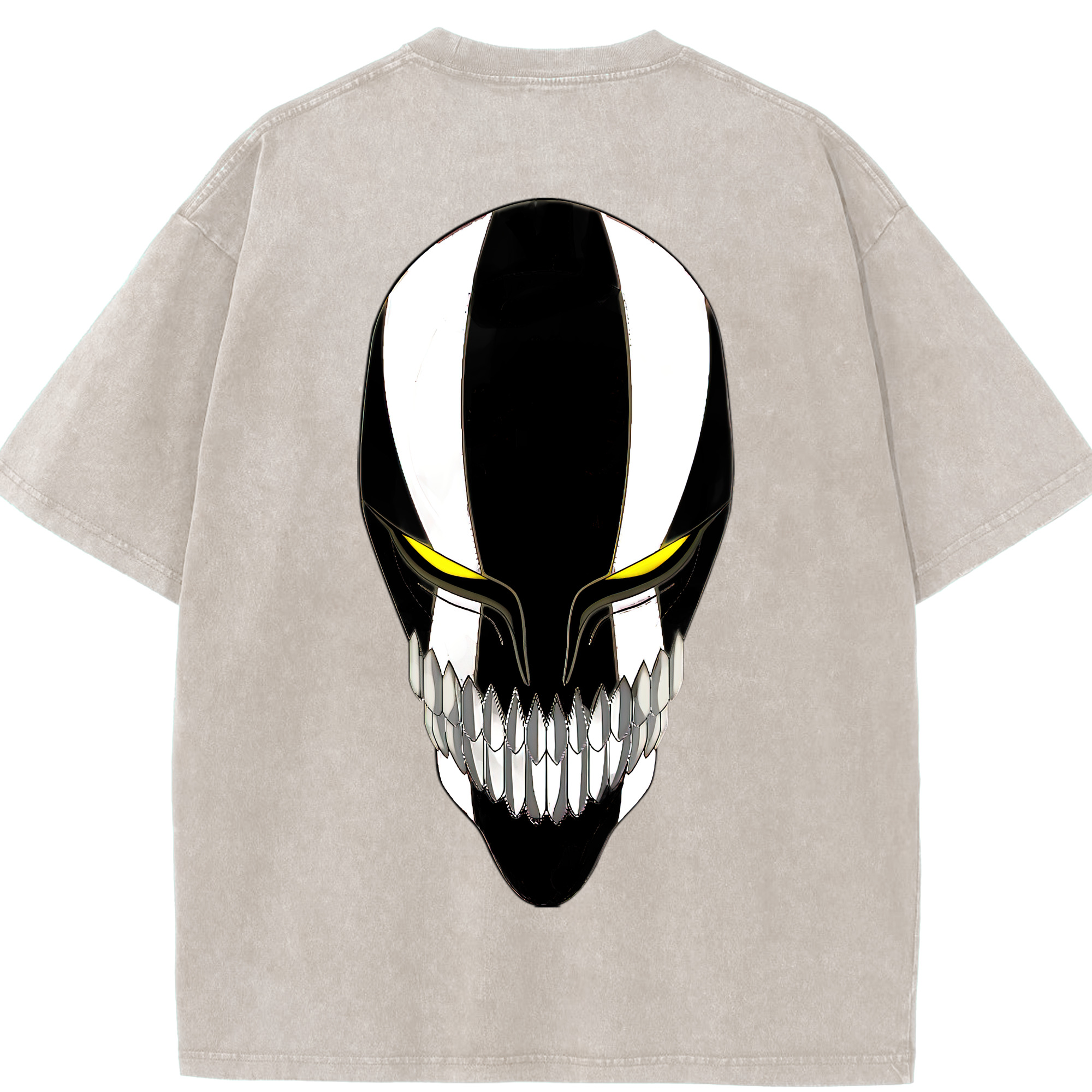 （画像用） ブリーチ 黒崎一護（くろさき いちご）BLEACH Kurosaki Ichigo 綿100% ヴィンテージ風 半袖Tシャツ（背面プリント）