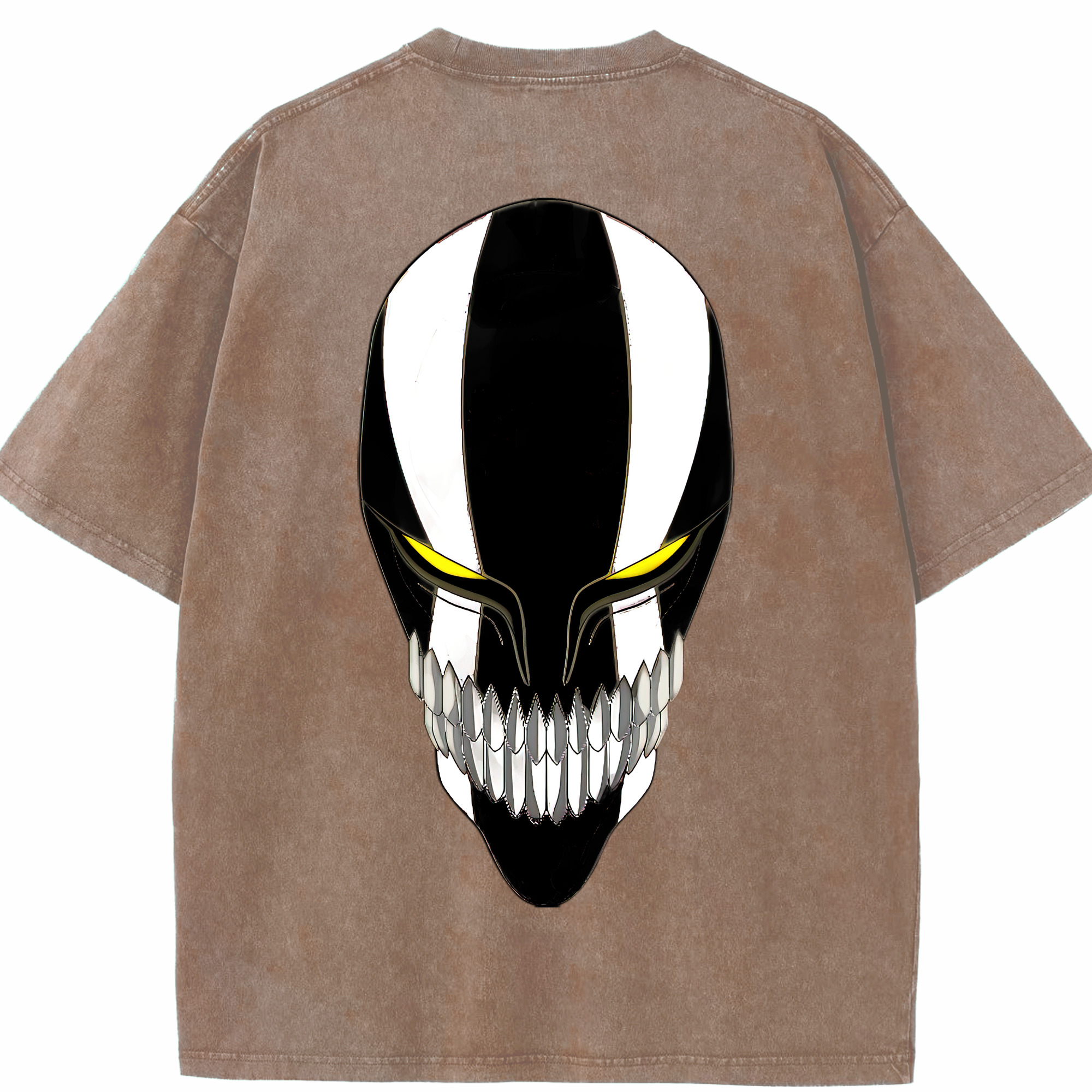（画像用） ブリーチ 黒崎一護（くろさき いちご）BLEACH Kurosaki Ichigo 綿100% ヴィンテージ風 半袖Tシャツ（背面プリント）