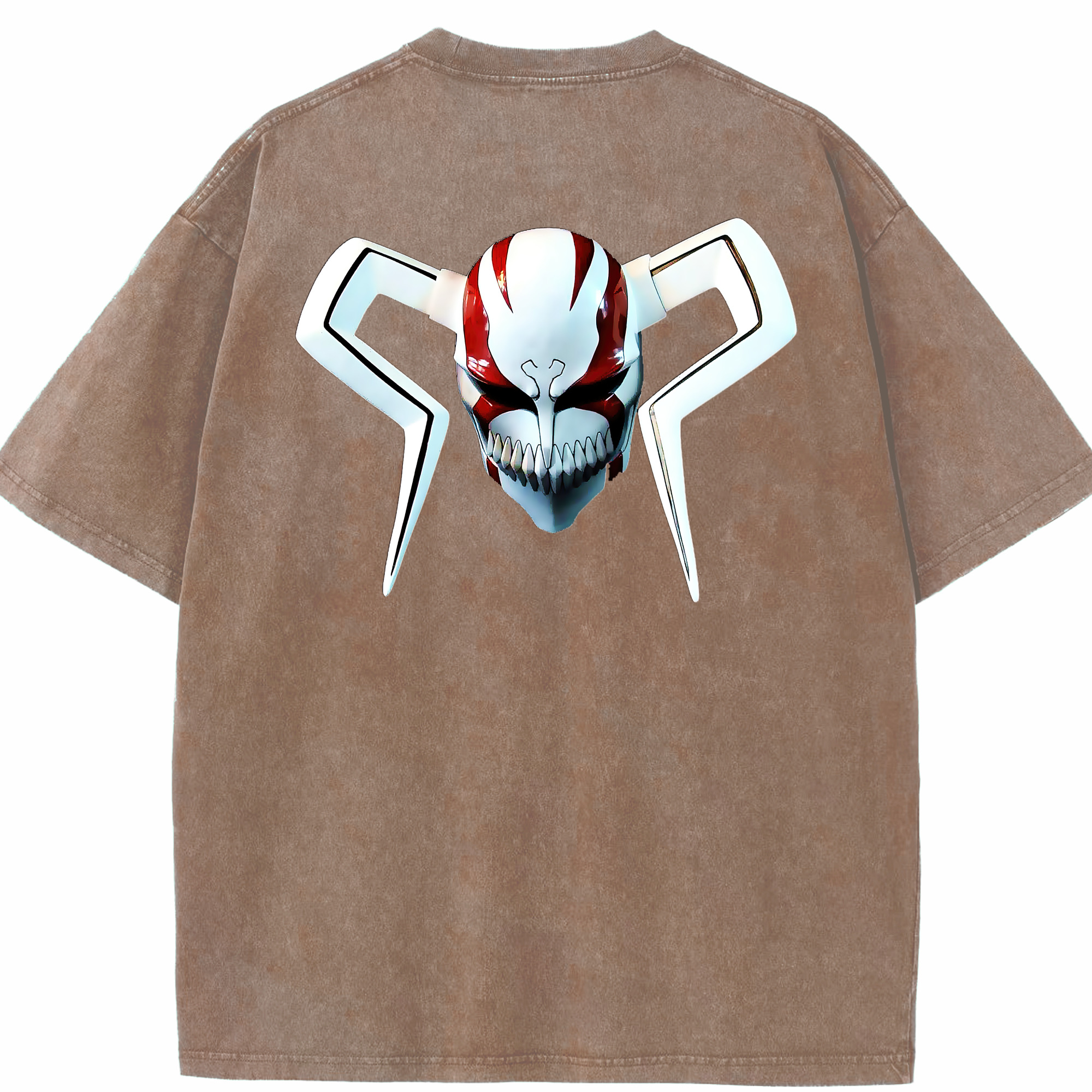 （画像用） ブリーチ 黒崎一護（くろさき いちご）BLEACH Kurosaki Ichigo 綿100% ヴィンテージ風 半袖Tシャツ（背面プリント）