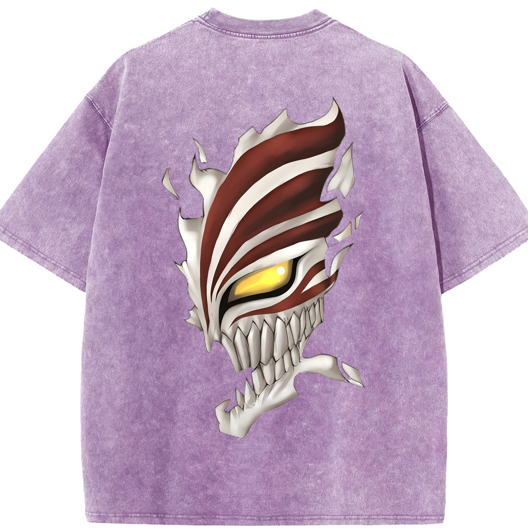 （画像用） ブリーチ 黒崎一護（くろさき いちご）BLEACH Kurosaki Ichigo 綿100% ヴィンテージ風 半袖Tシャツ（背面プリント）