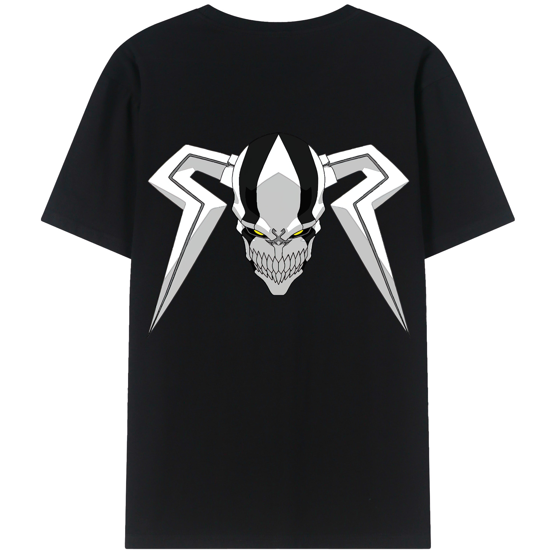 （画像用） ブリーチ 黒崎一護（くろさき いちご）BLEACH Kurosaki Ichigo 綿100％ メンズ半袖Tシャツ（バックプリント） 通気性