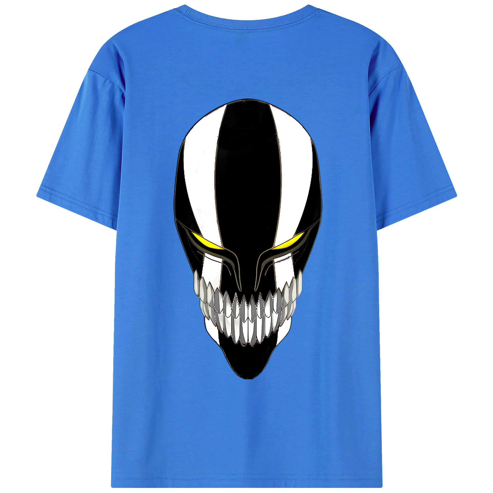 （画像用） ブリーチ 黒崎一護（くろさき いちご）BLEACH Kurosaki Ichigo 綿100％ メンズ半袖Tシャツ（バックプリント） 通気性