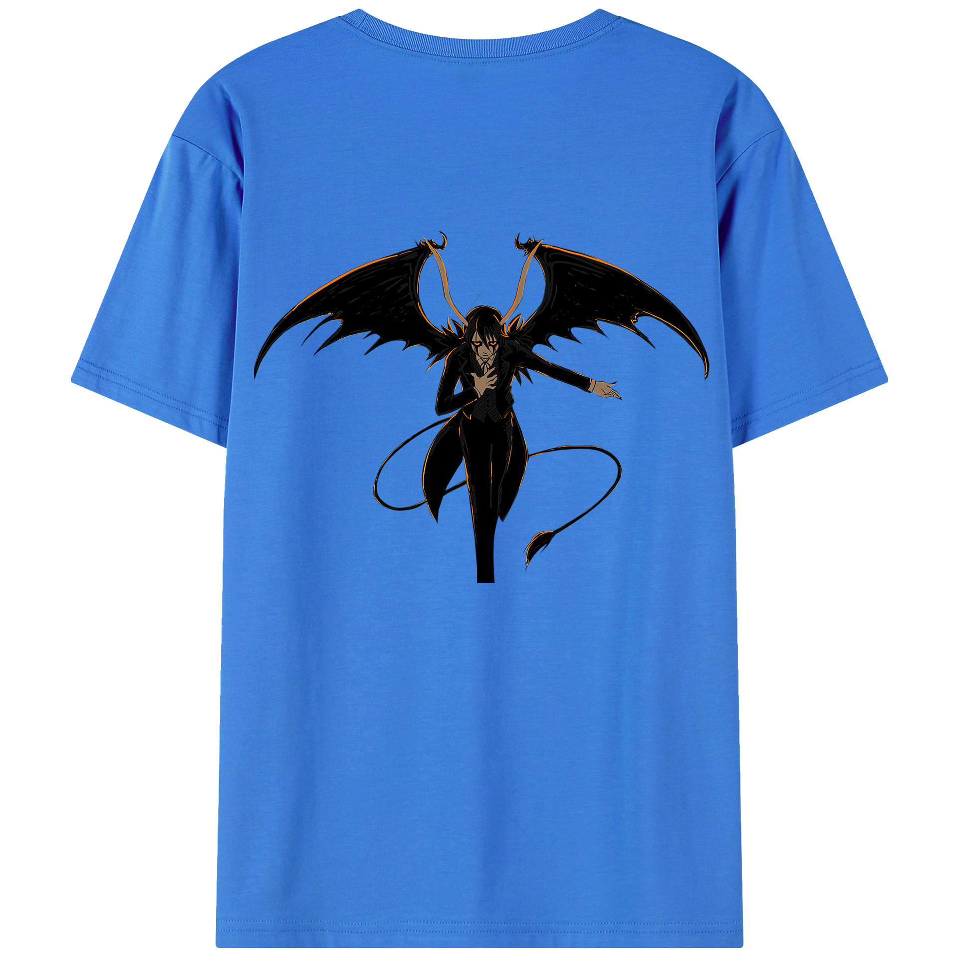 （画像用） ブリーチ ウルキオラ·シファー BLEACH Ulquiorra cifer 綿100％ メンズ半袖Tシャツ（バックプリント） 通気性