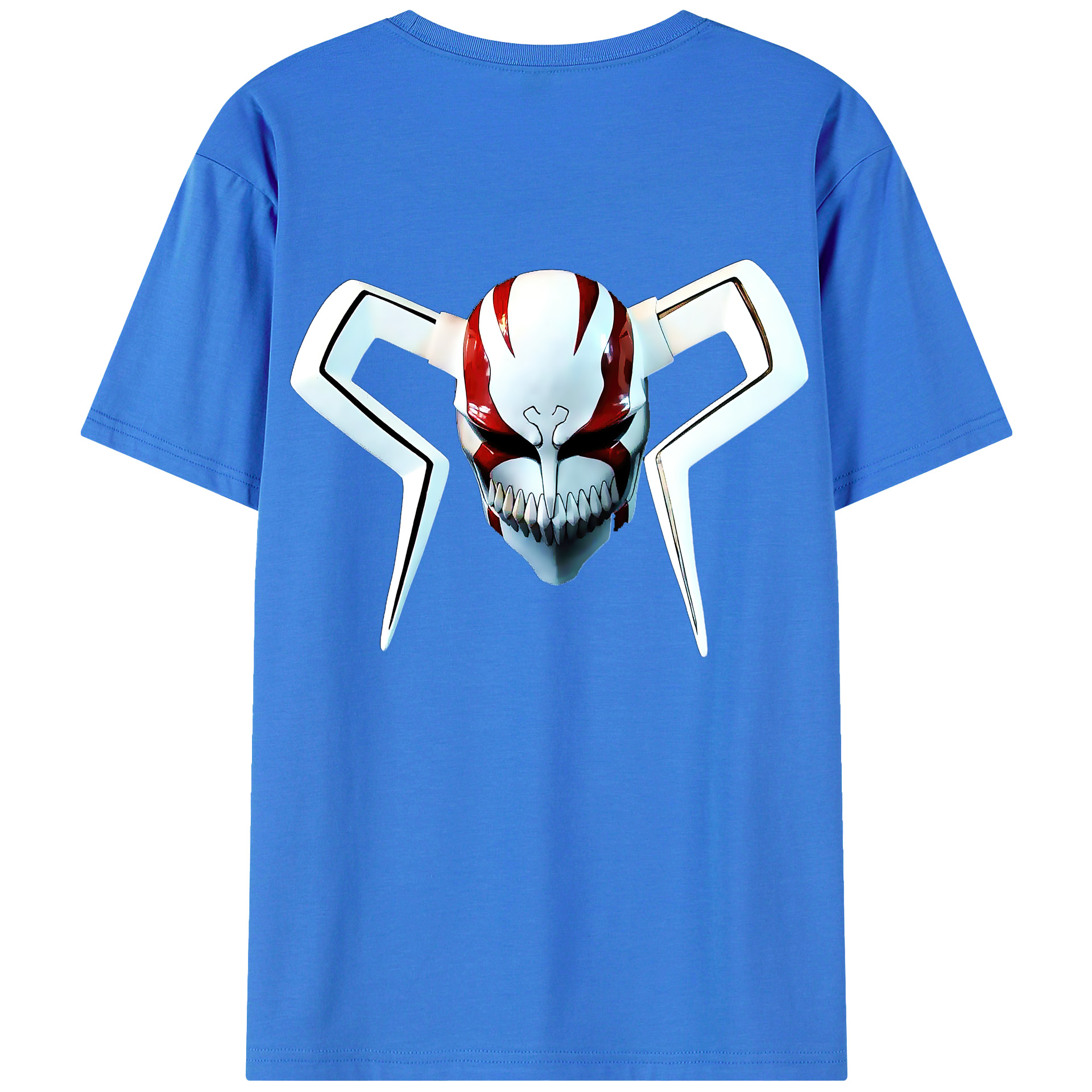 （画像用） ブリーチ 黒崎一護（くろさき いちご）BLEACH Kurosaki Ichigo 綿100％ メンズ半袖Tシャツ（バックプリント） 通気性
