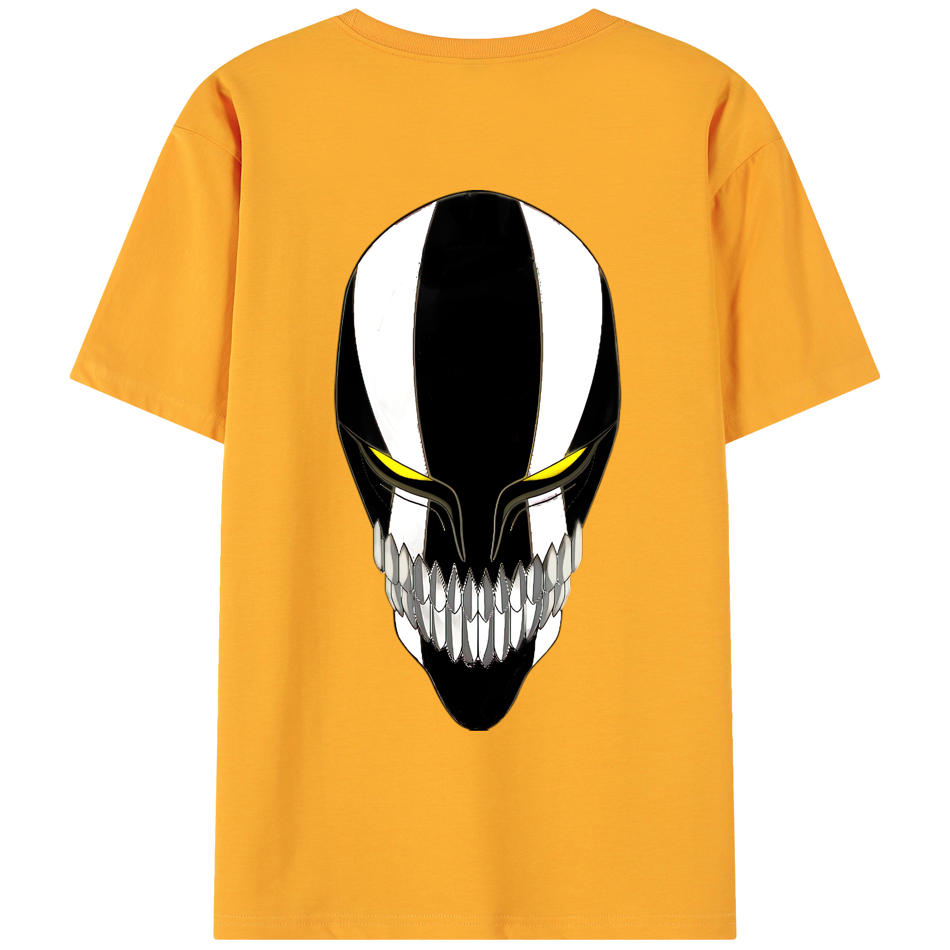 （画像用） ブリーチ 黒崎一護（くろさき いちご）BLEACH Kurosaki Ichigo 綿100％ メンズ半袖Tシャツ（バックプリント） 通気性