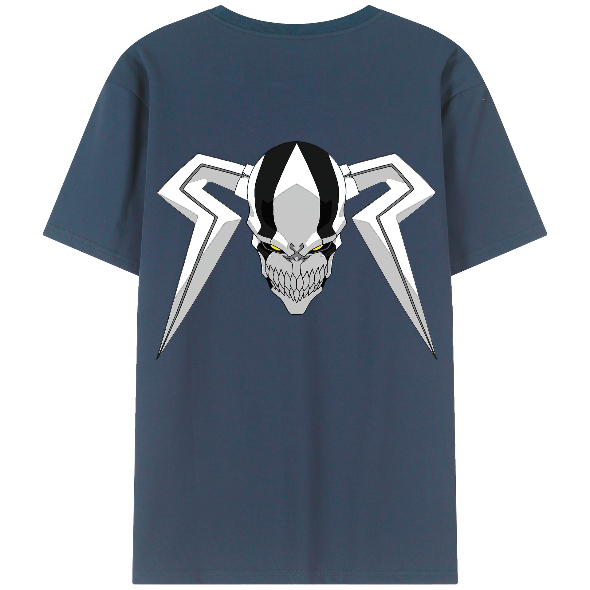 （画像用） ブリーチ 黒崎一護（くろさき いちご）BLEACH Kurosaki Ichigo 綿100％ メンズ半袖Tシャツ（バックプリント） 通気性