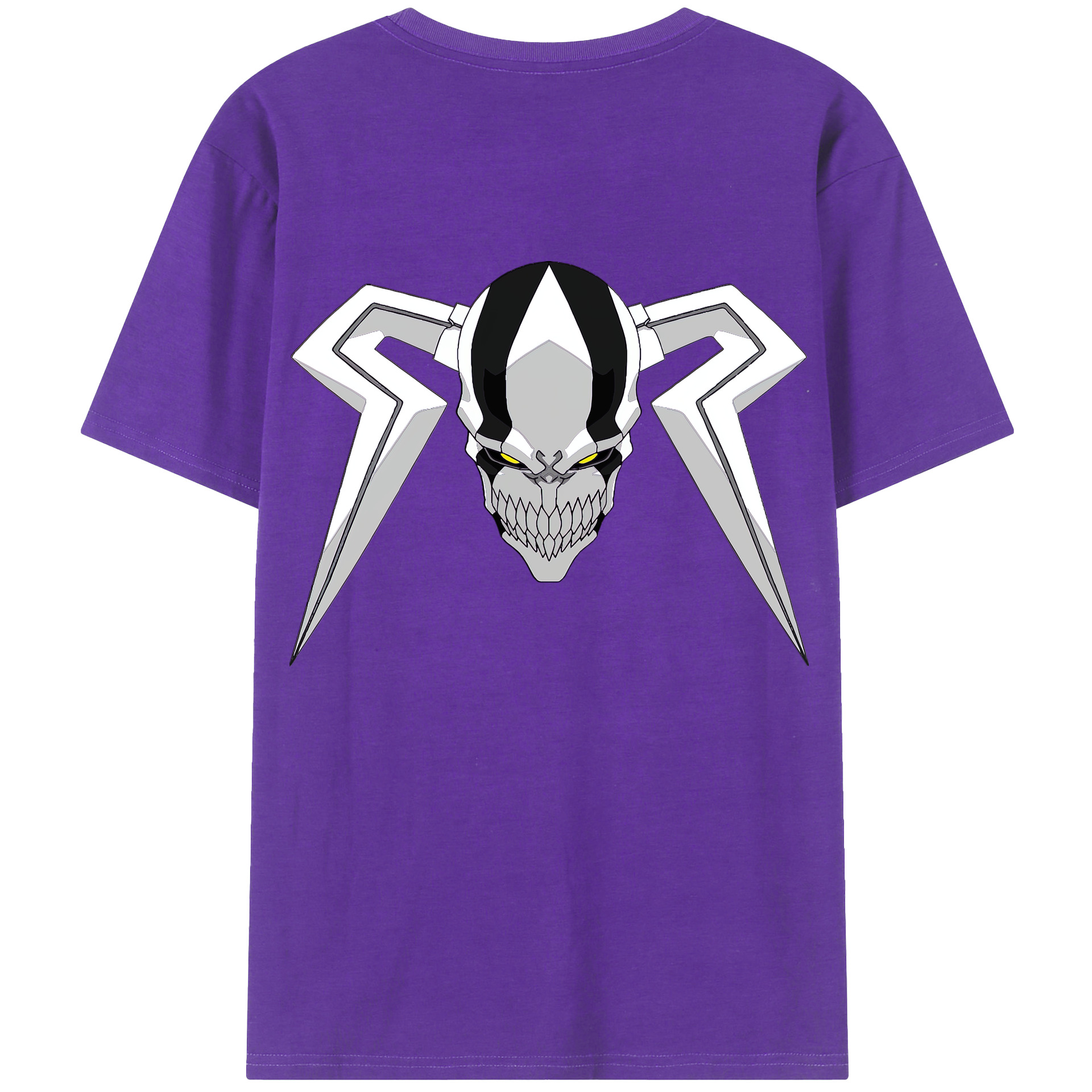 （画像用） ブリーチ 黒崎一護（くろさき いちご）BLEACH Kurosaki Ichigo 綿100％ メンズ半袖Tシャツ（バックプリント） 通気性