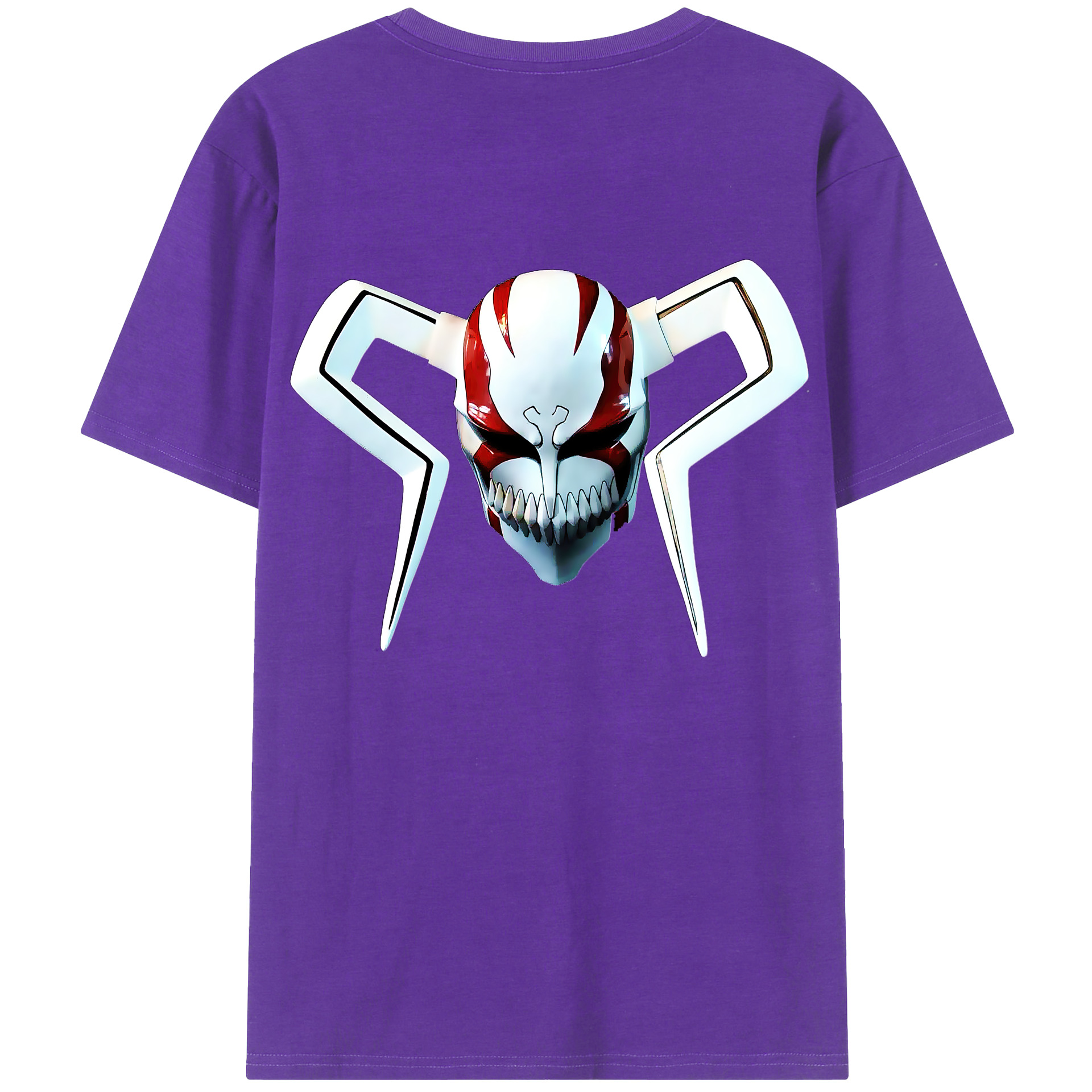 （画像用） ブリーチ 黒崎一護（くろさき いちご）BLEACH Kurosaki Ichigo 綿100％ メンズ半袖Tシャツ（バックプリント） 通気性
