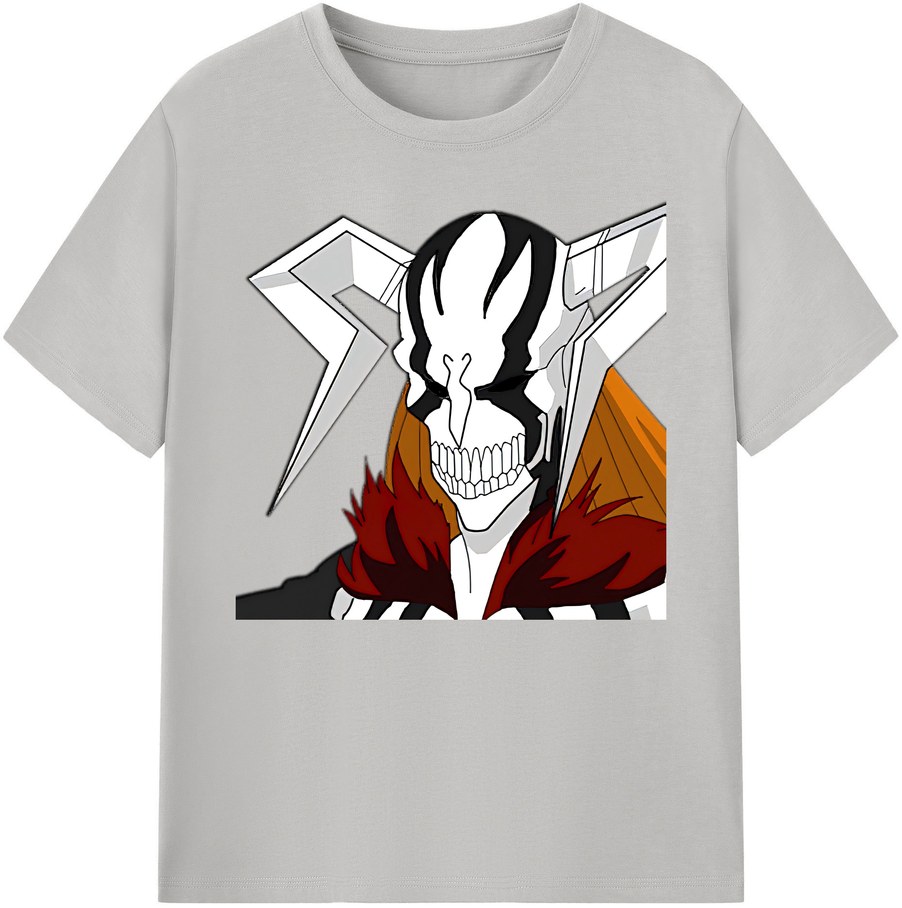（画像用） ブリーチ 黒崎一護（くろさき いちご）BLEACH Kurosaki Ichigo 綿100％ メンズ半袖Tシャツ｜肌触りやわらか＆通気性