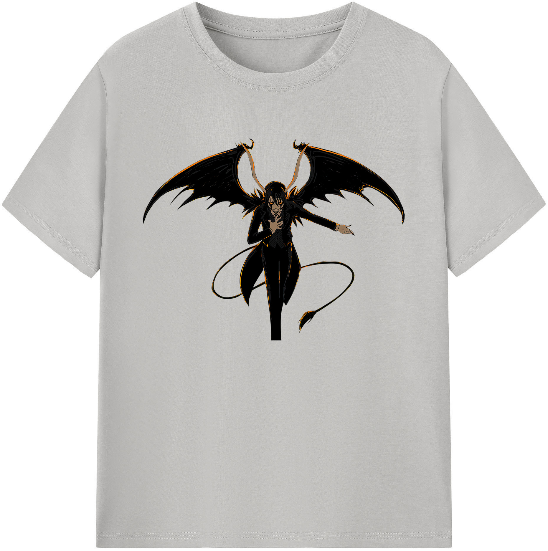 （画像用） ブリーチ ウルキオラ·シファー BLEACH Ulquiorra cifer 綿100％ メンズ半袖Tシャツ｜肌触りやわらか＆通気性