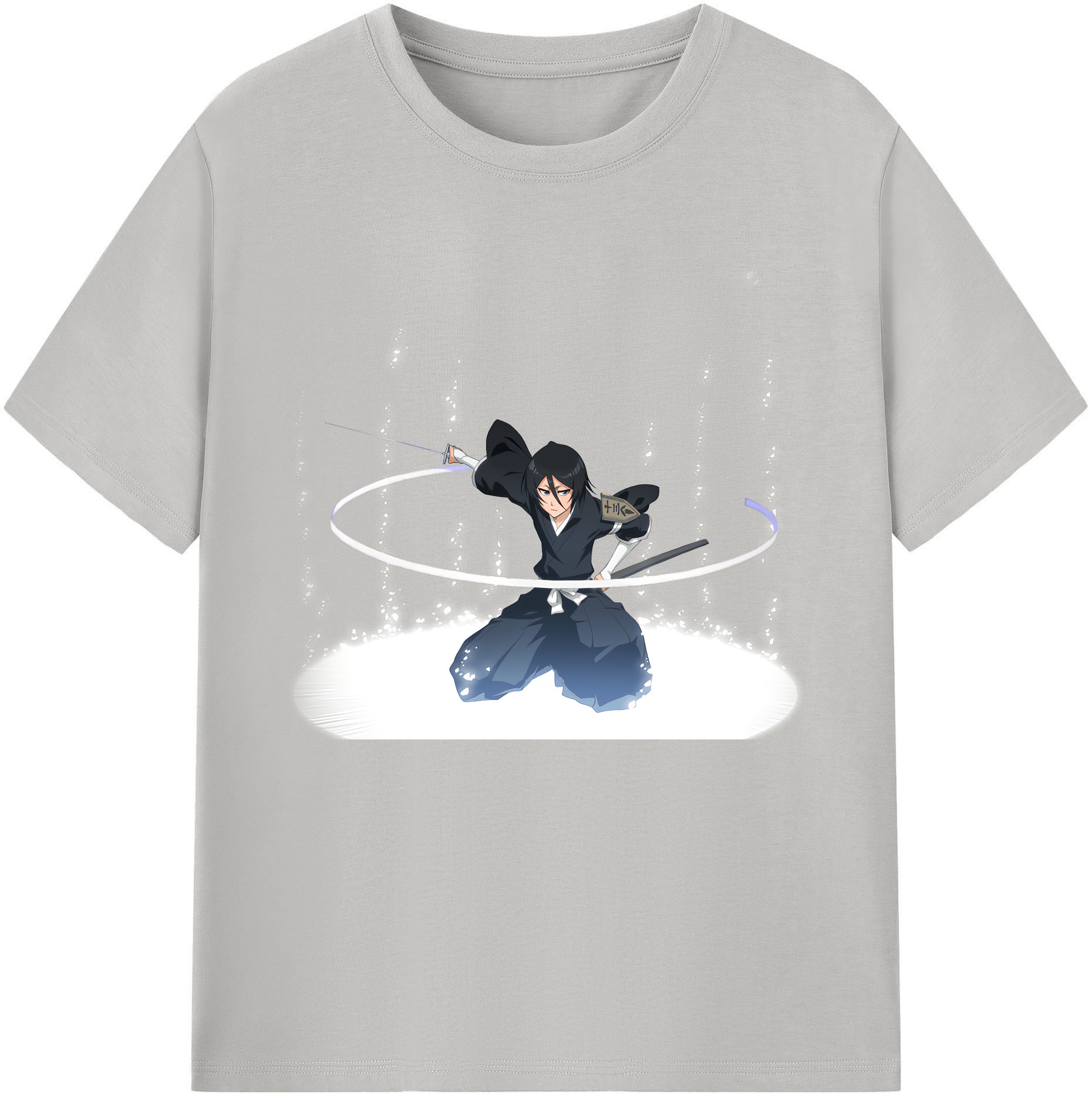 （画像用） ブリーチ 朽木ルキア BLEACH Kuchiki Rukia 綿100％ メンズ半袖Tシャツ｜肌触りやわらか＆通気性