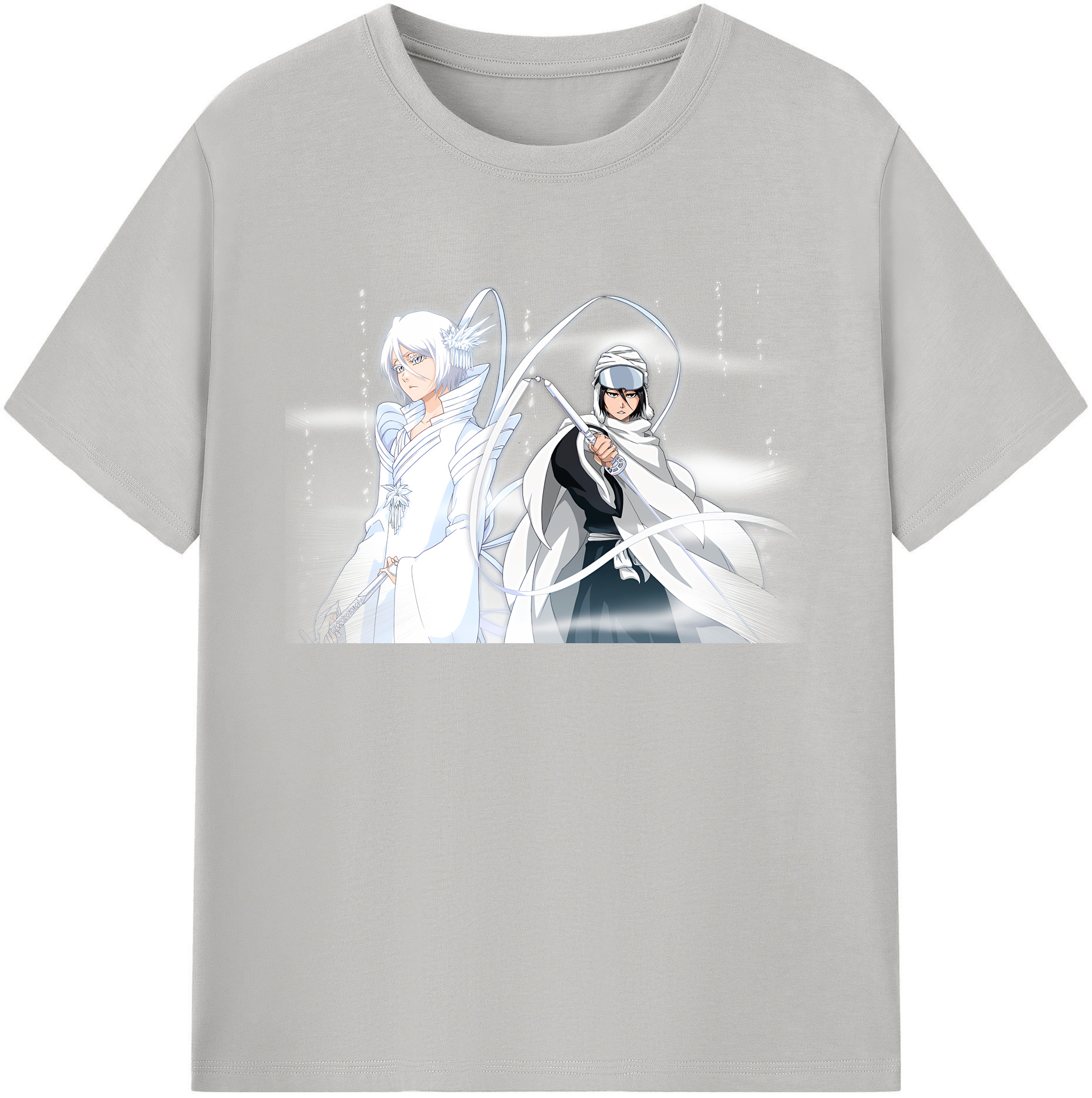 （画像用） ブリーチ 朽木ルキア BLEACH Kuchiki Rukia 綿100％ メンズ半袖Tシャツ｜肌触りやわらか＆通気性