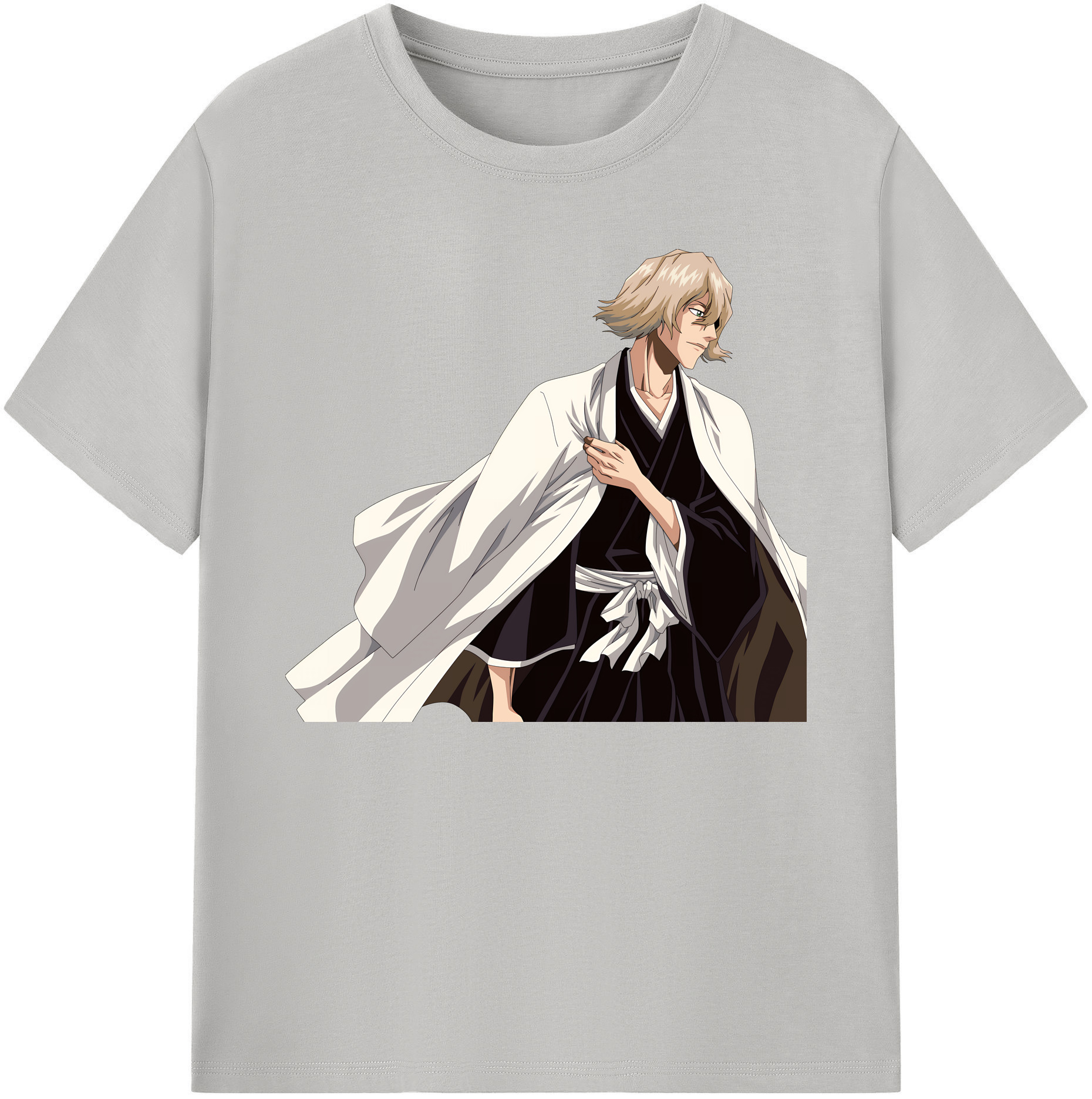 （画像用） "ブリーチ 浦原 喜助（うらはら きすけ） BLEACH Urahara Kisuke " 綿100％ メンズ半袖Tシャツ｜肌触りやわらか＆通気性