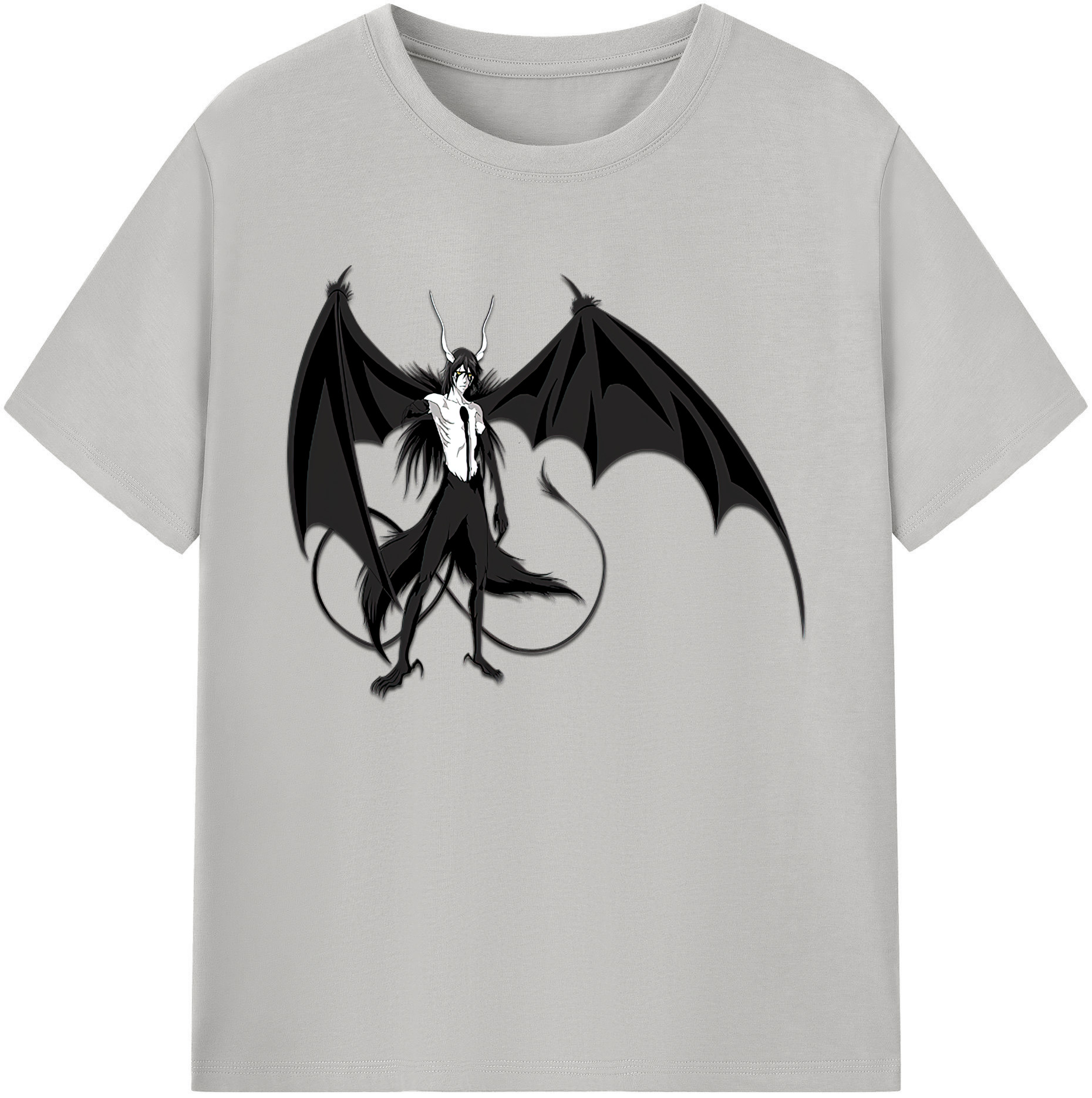 （画像用） ブリーチ ウルキオラ·シファー BLEACH Ulquiorra cifer 綿100％ メンズ半袖Tシャツ｜肌触りやわらか＆通気性