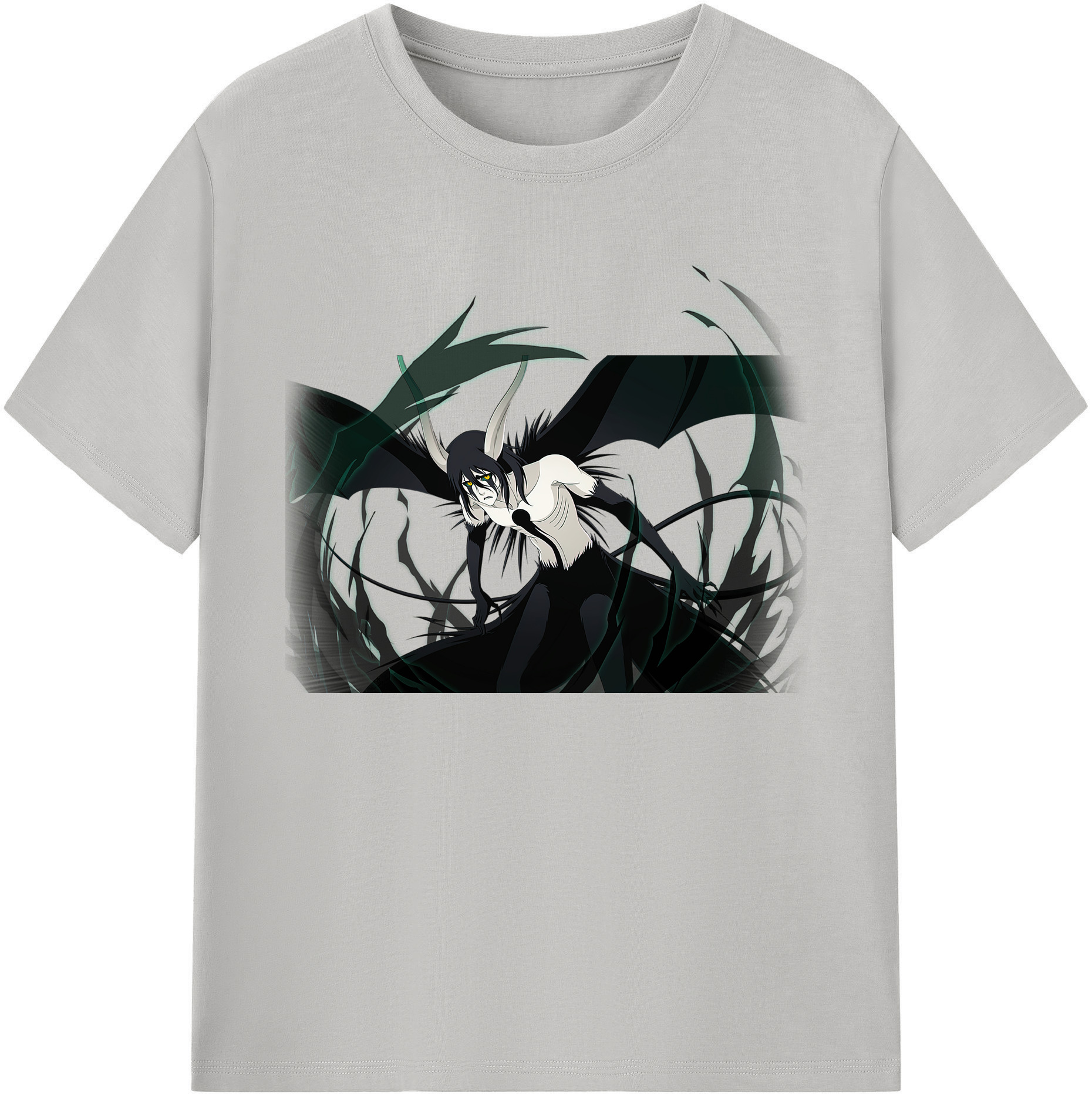 （画像用） ブリーチ ウルキオラ·シファー BLEACH Ulquiorra cifer 綿100％ メンズ半袖Tシャツ｜肌触りやわらか＆通気性