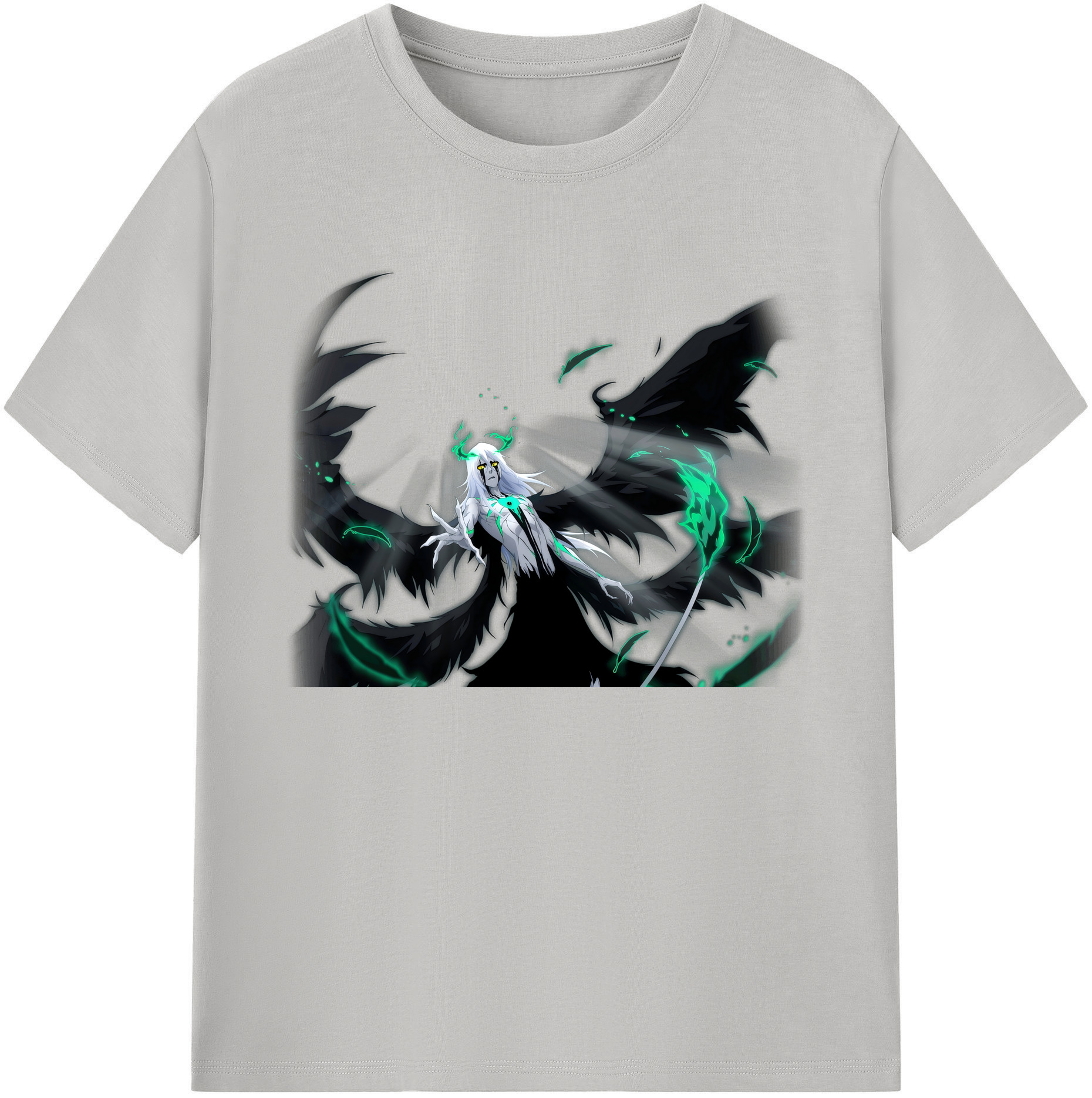 （画像用） ブリーチ ウルキオラ·シファー BLEACH Ulquiorra cifer 綿100％ メンズ半袖Tシャツ｜肌触りやわらか＆通気性