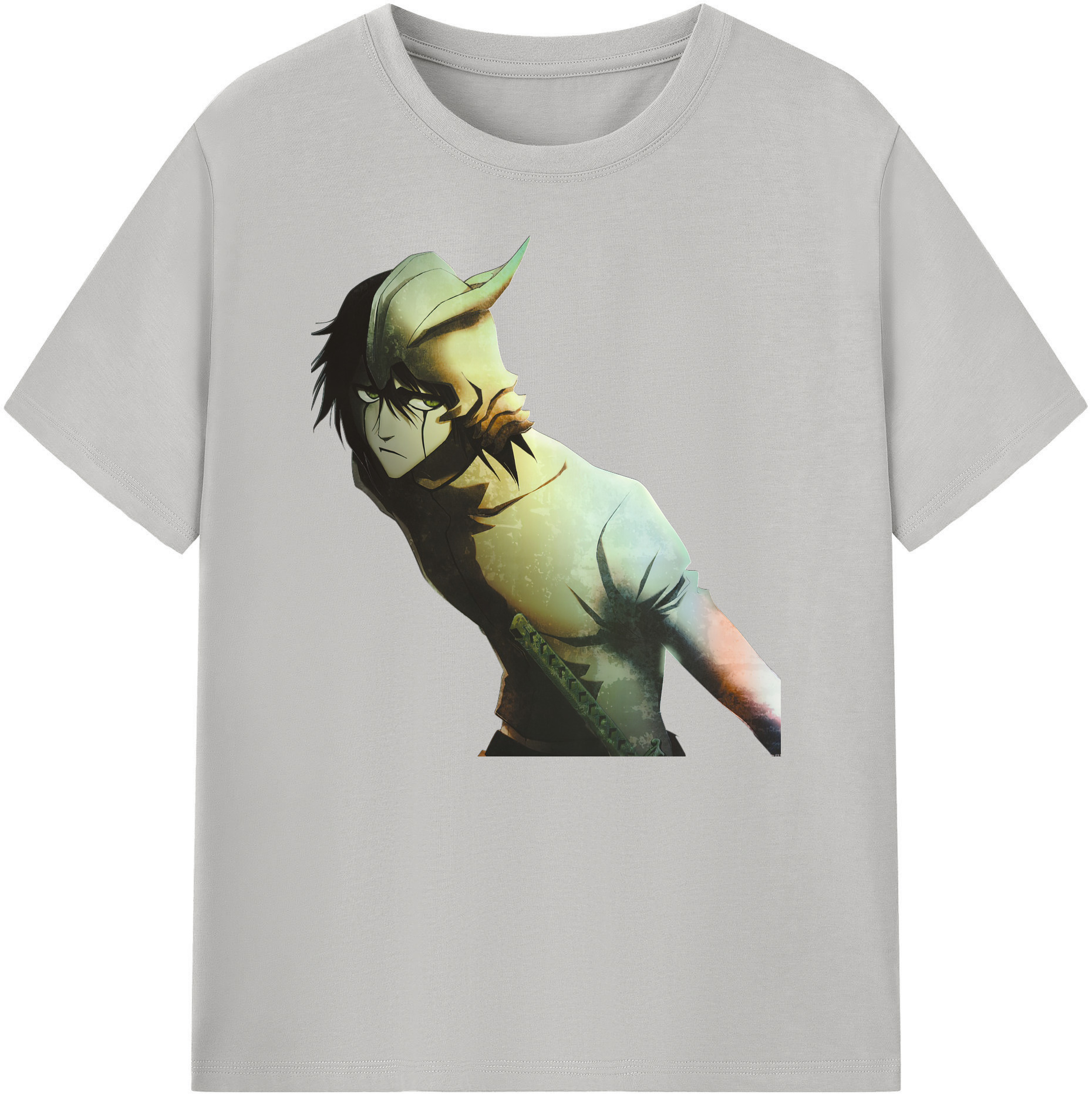（画像用） ブリーチ ウルキオラ·シファー BLEACH Ulquiorra cifer 綿100％ メンズ半袖Tシャツ｜肌触りやわらか＆通気性