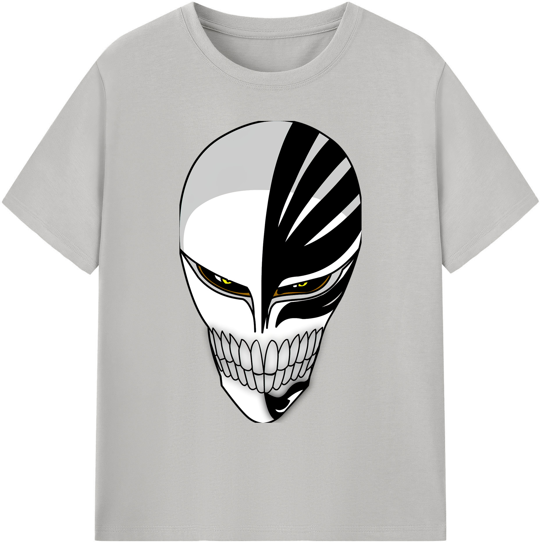 （画像用） ブリーチ 黒崎一護（くろさき いちご）BLEACH Kurosaki Ichigo 綿100％ メンズ半袖Tシャツ｜肌触りやわらか＆通気性