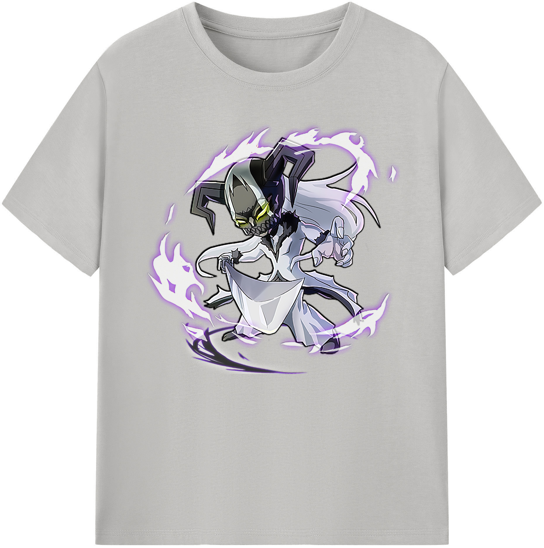 （画像用） ブリーチ 黒崎一護（くろさき いちご）BLEACH Kurosaki Ichigo 綿100％ メンズ半袖Tシャツ｜肌触りやわらか＆通気性