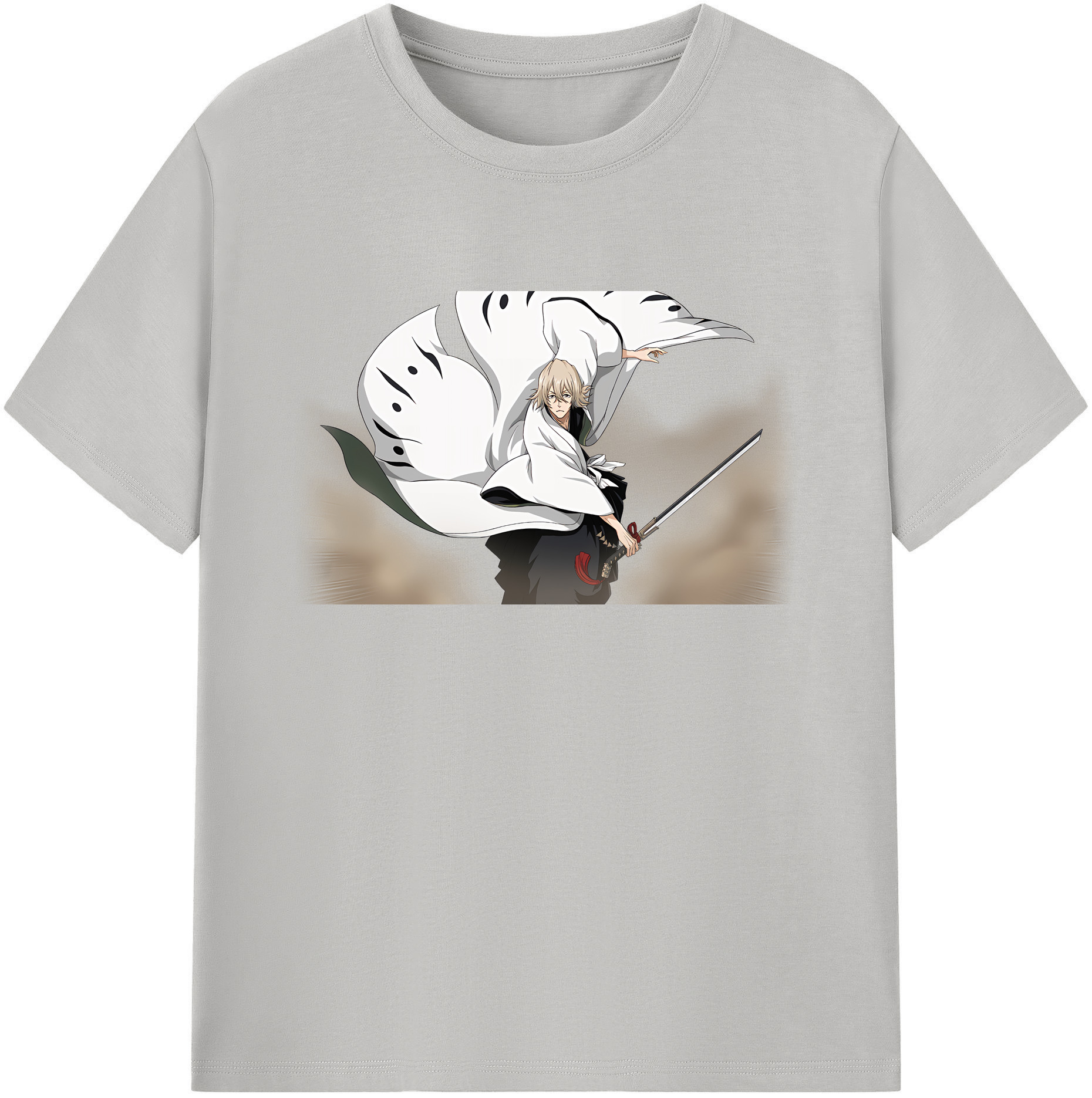 （画像用） "ブリーチ 浦原 喜助（うらはら きすけ） BLEACH Urahara Kisuke " 綿100％ メンズ半袖Tシャツ｜肌触りやわらか＆通気性